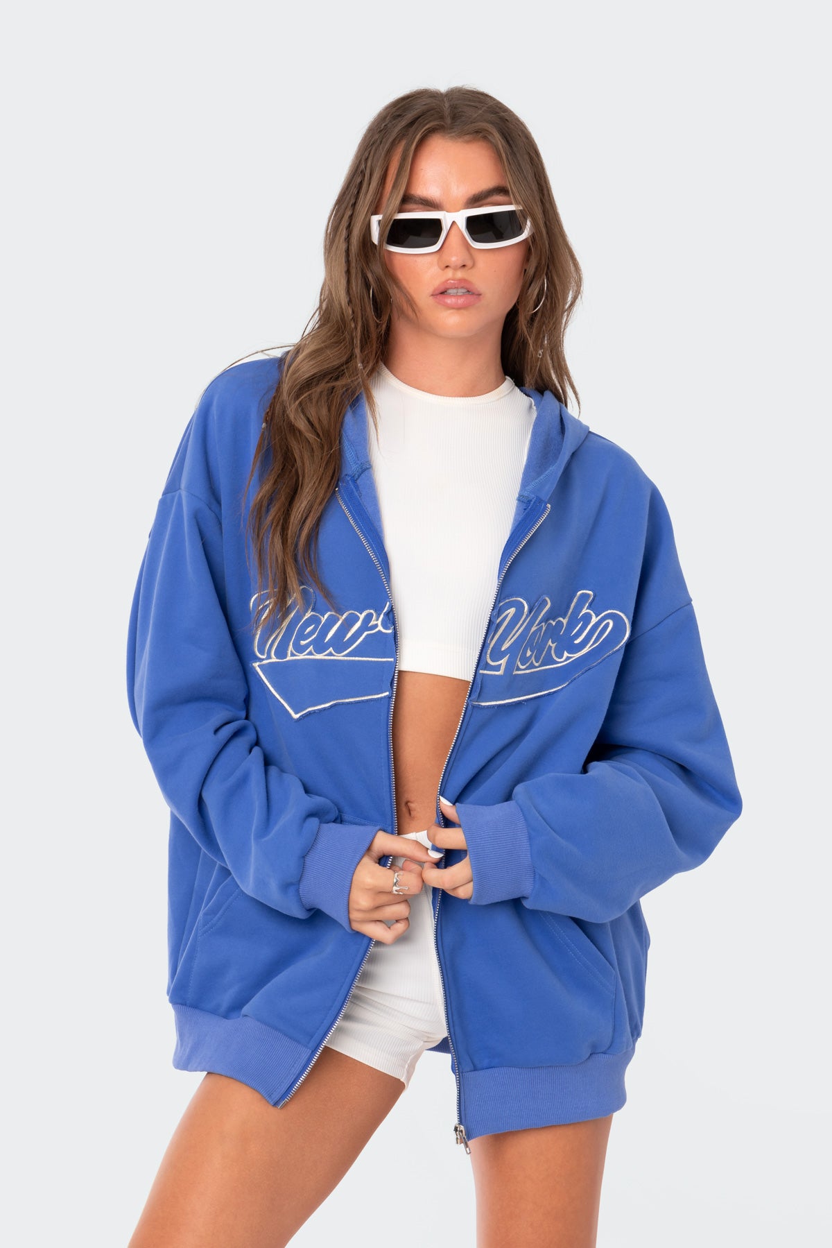 New York Oversized Hoodie-Milans Time