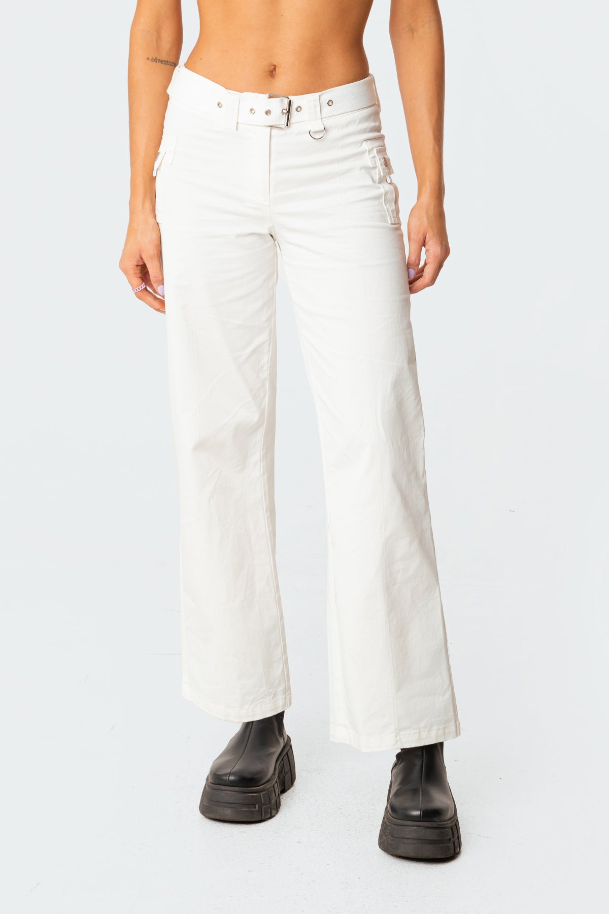 Sia Low-Rise Cargo Pants-Milans Time