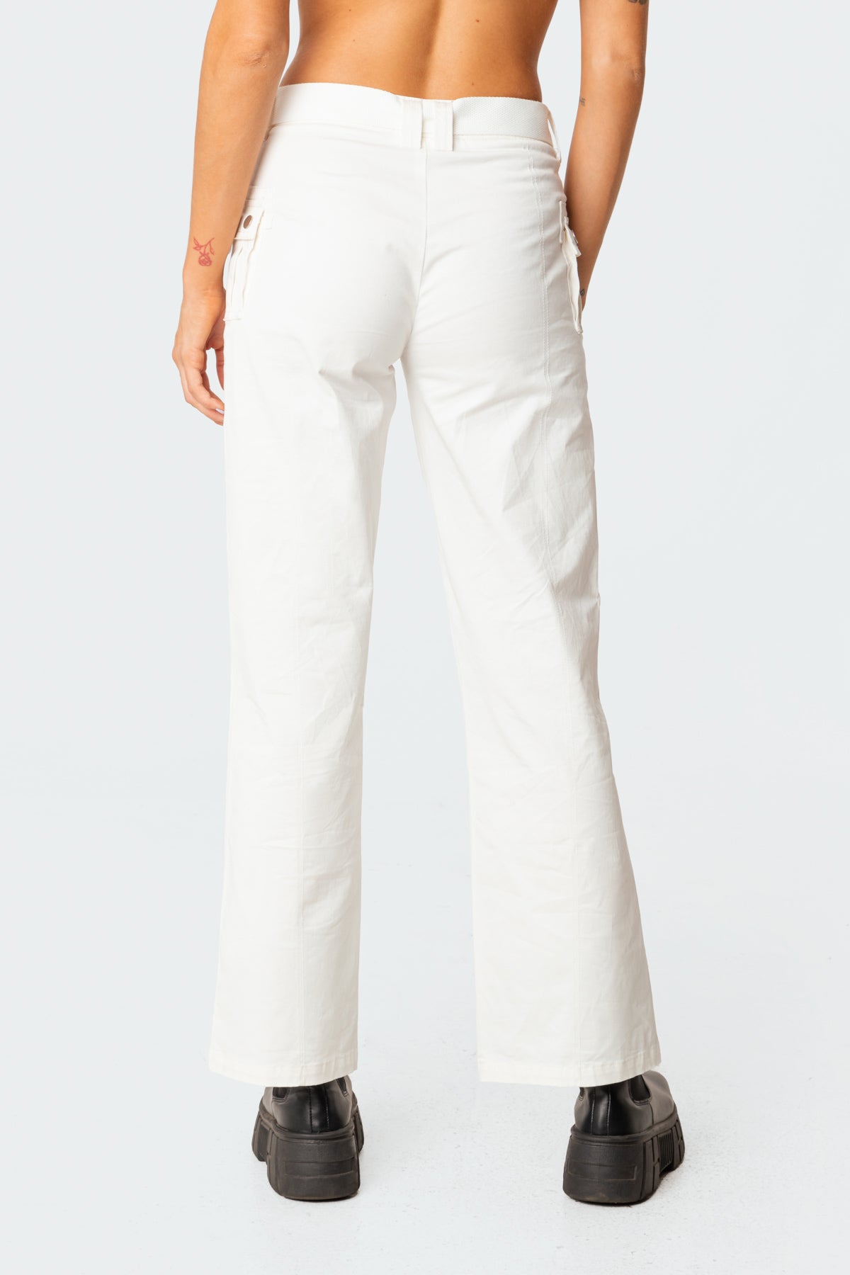 Sia Low-Rise Cargo Pants-Milans Time