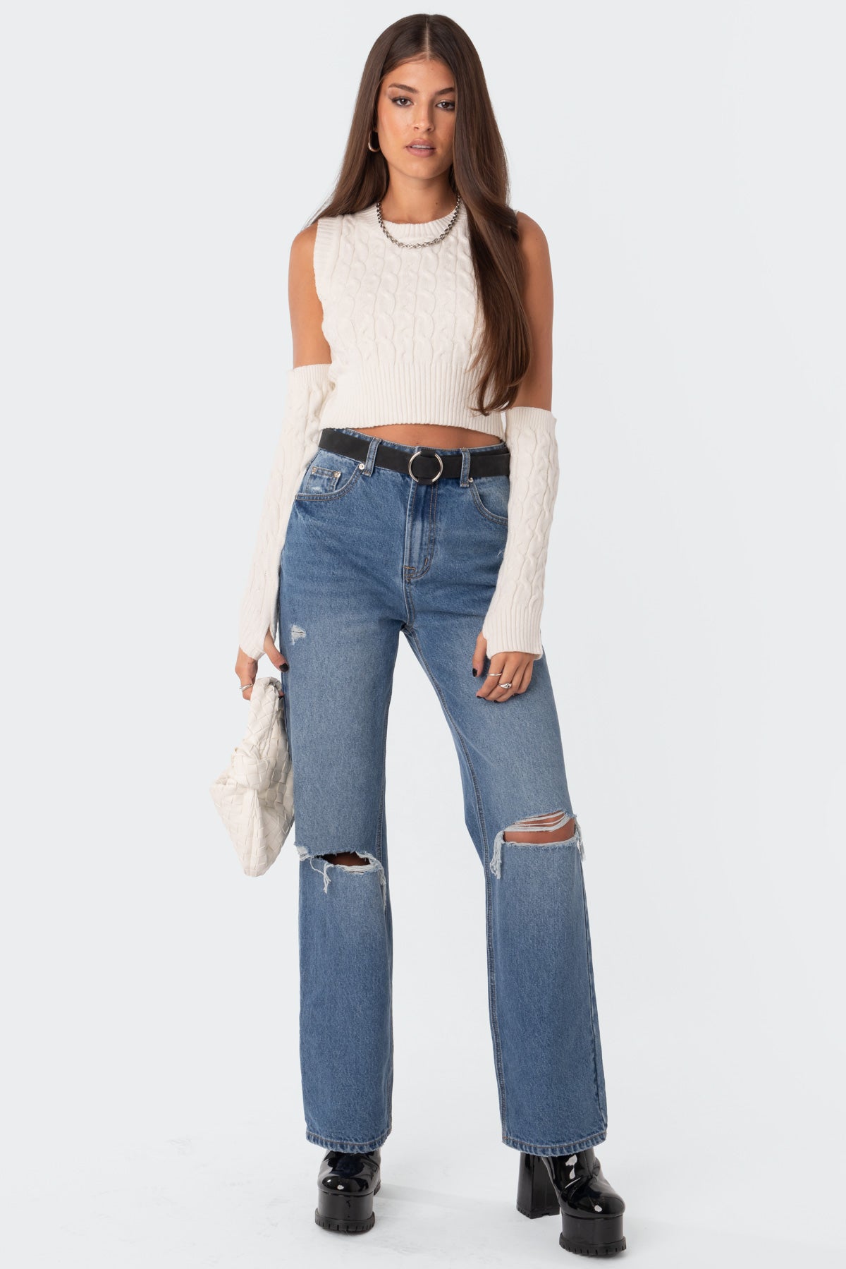 Lori High-Rise Wide Leg Jeans-Milans Time