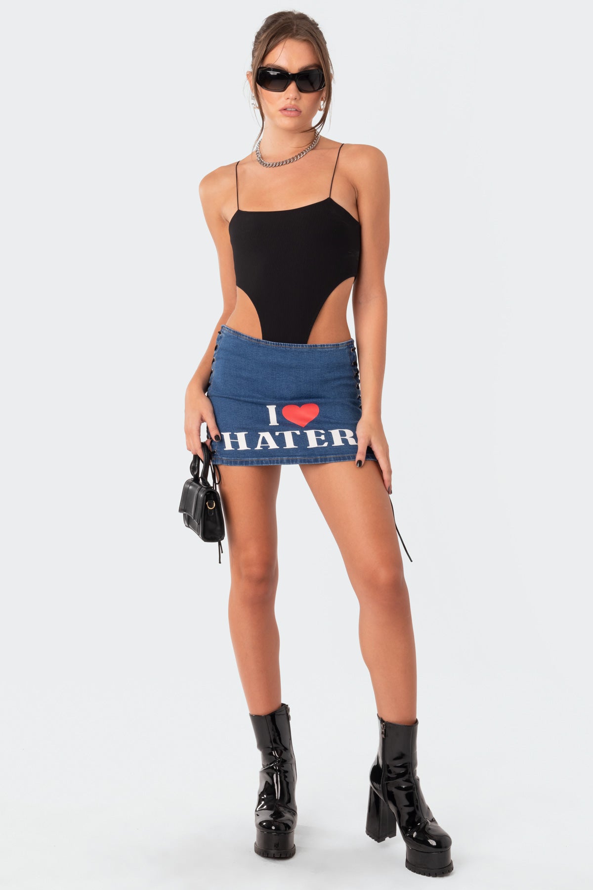 Camilla Ribbed High-Cut Bodysuit-Milans Time