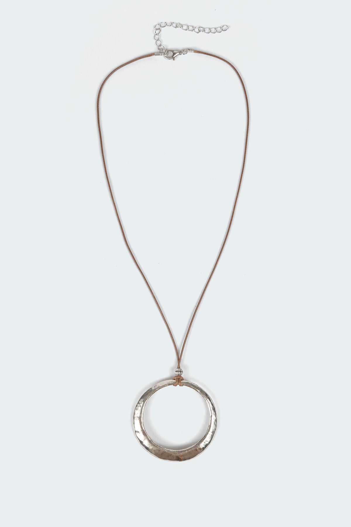 Lasso Pendant Cord Necklace-Milans Time