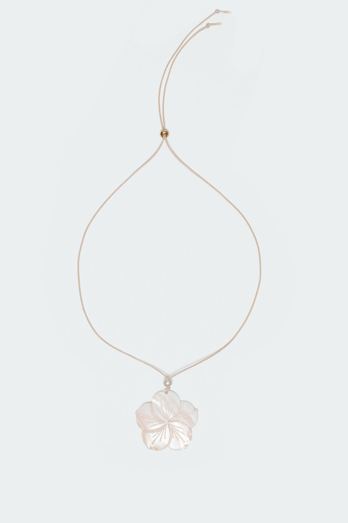 Beachy Flower String Necklace-Milans Time