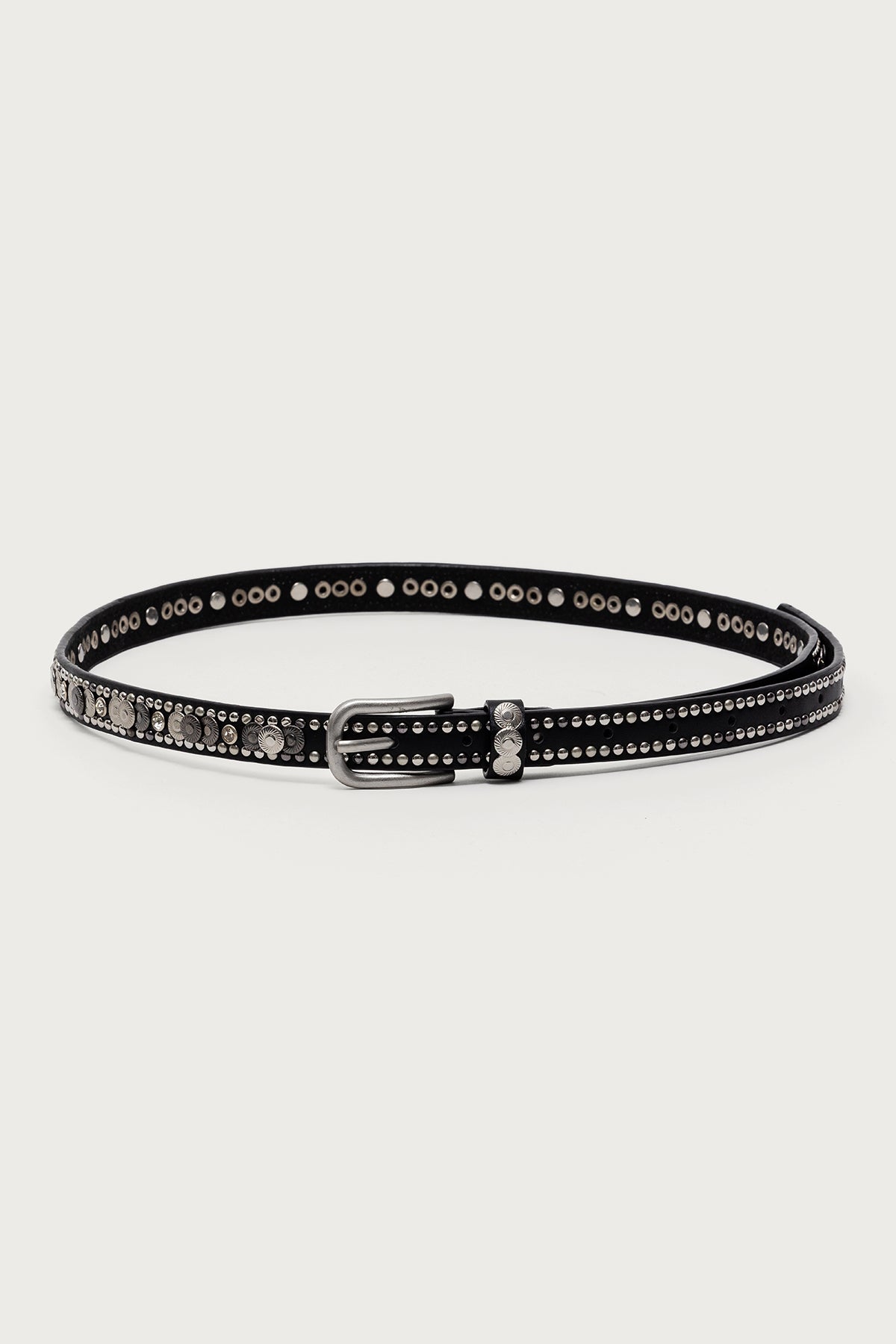 Get Studded Faux Leather Belt-Milans Time