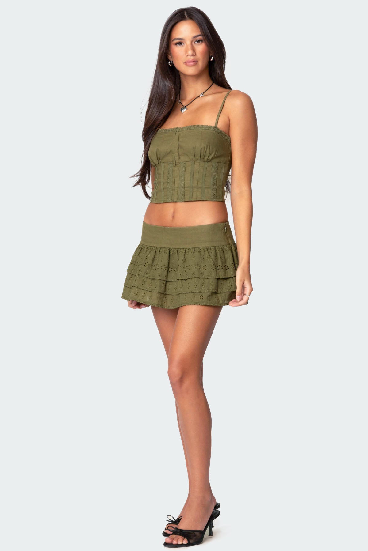 Fluer Linen Look Tank Top-Milans Time