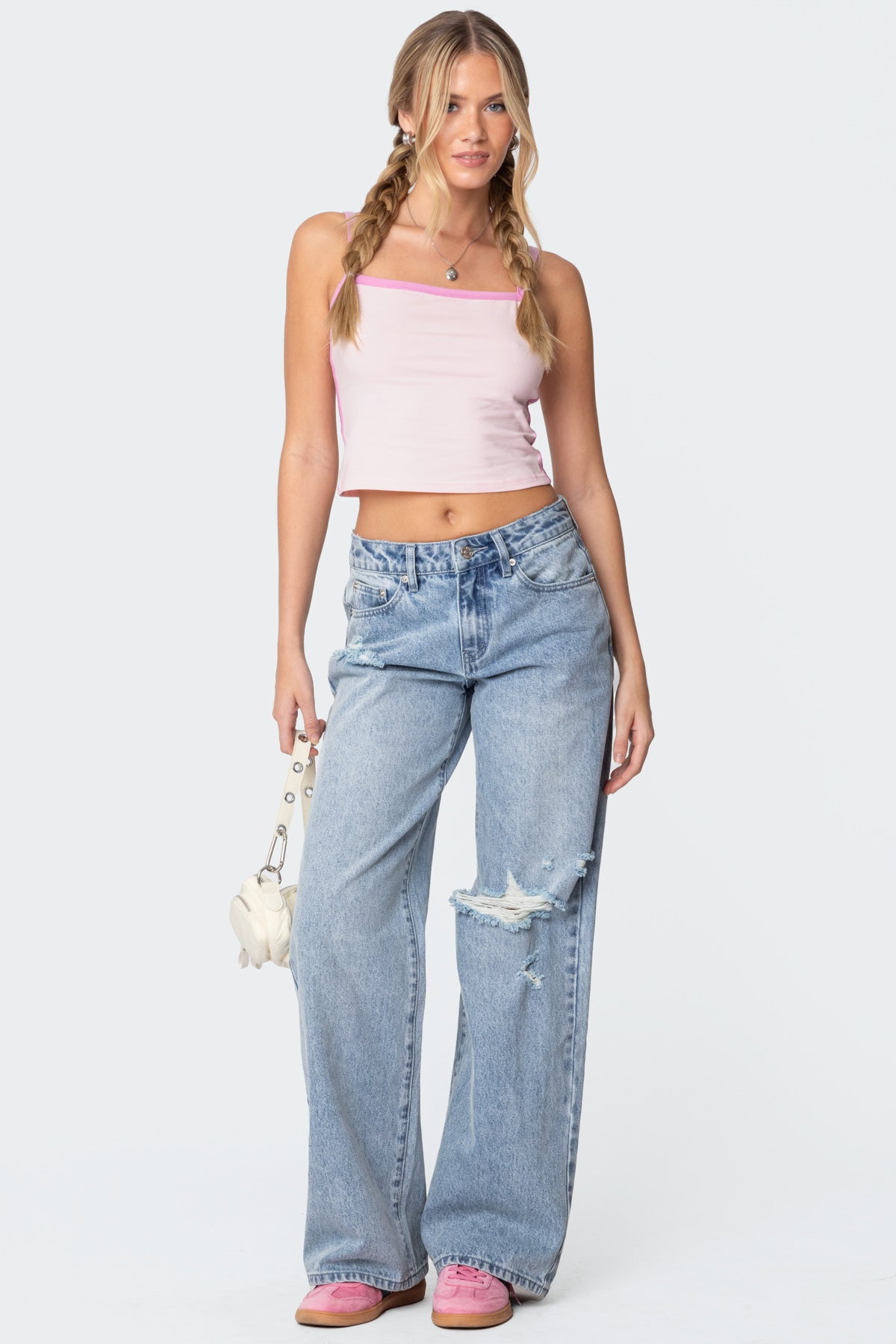 Francesca Contrast Tank Top-Milans Time