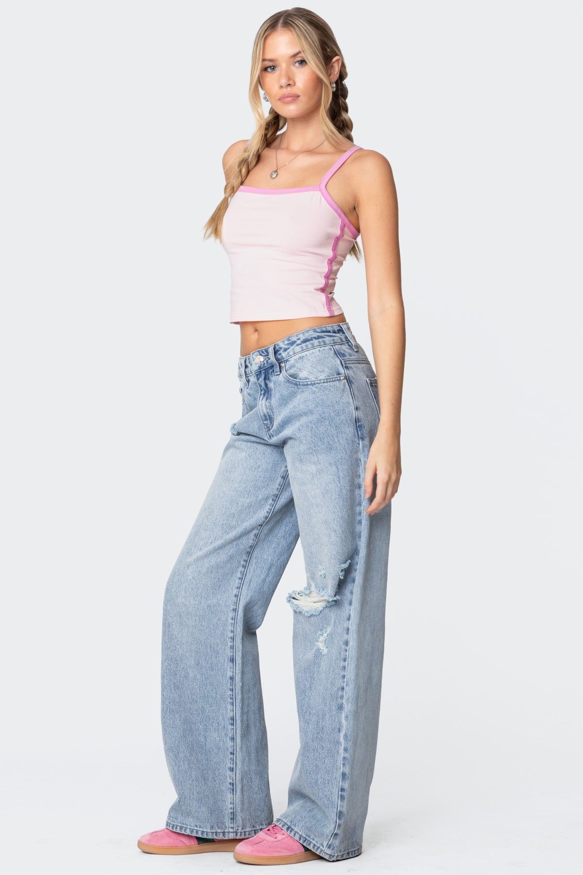 Francesca Contrast Tank Top-Milans Time