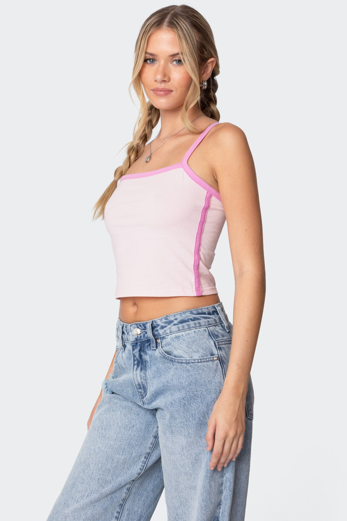 Francesca Contrast Tank Top-Milans Time