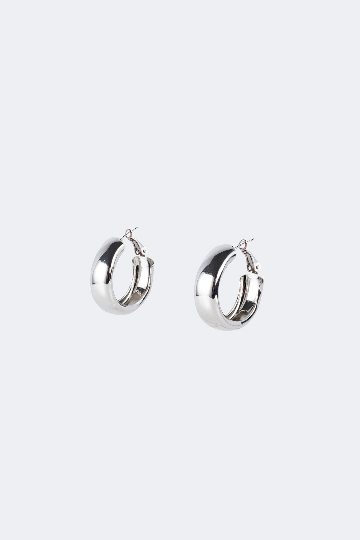 Lux Wide Hoop Earrings-Milans Time
