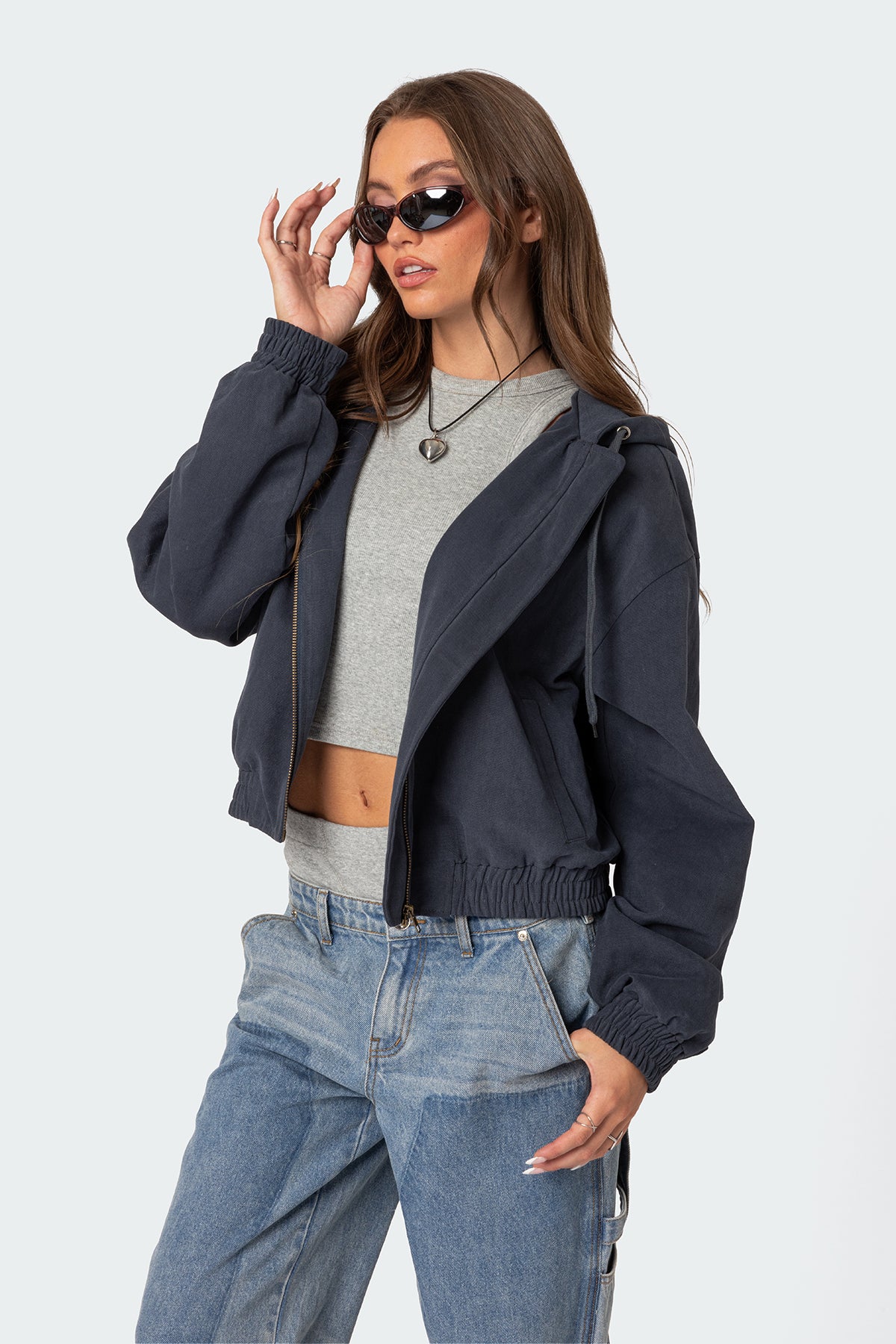 Milly Oversized Cropped Jacket-Milans Time