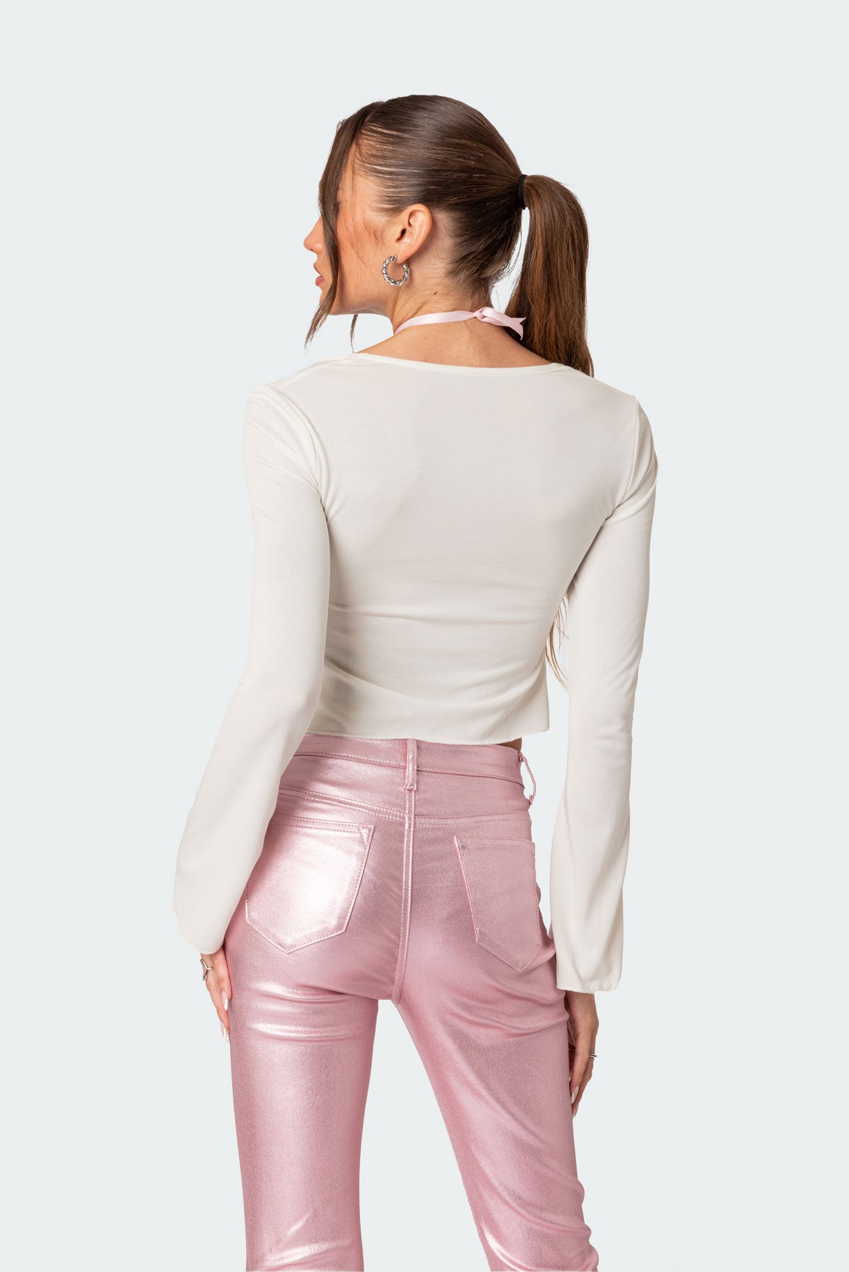 Maxine Twist Front Top-Milans Time