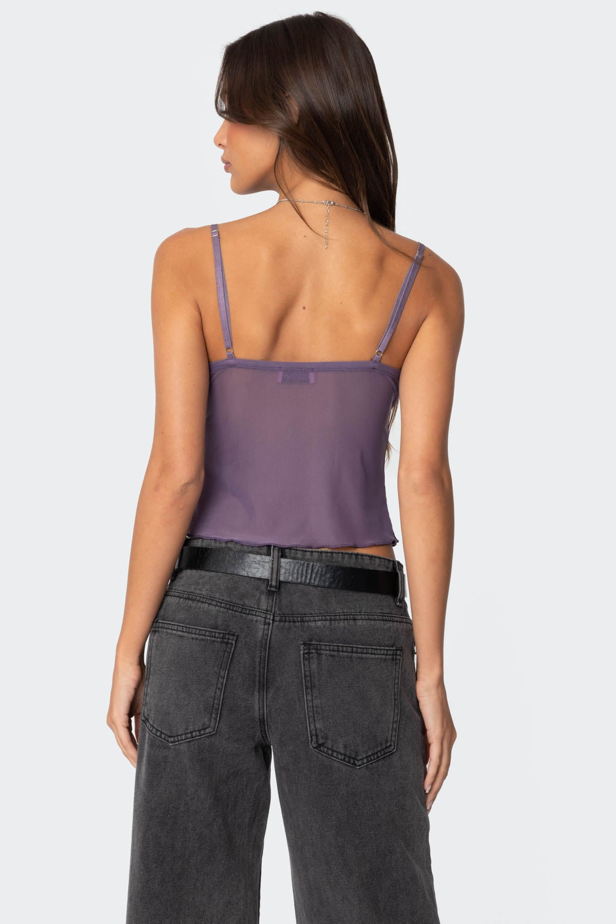 Serafina Sheer Mesh Tank Top-Milans Time