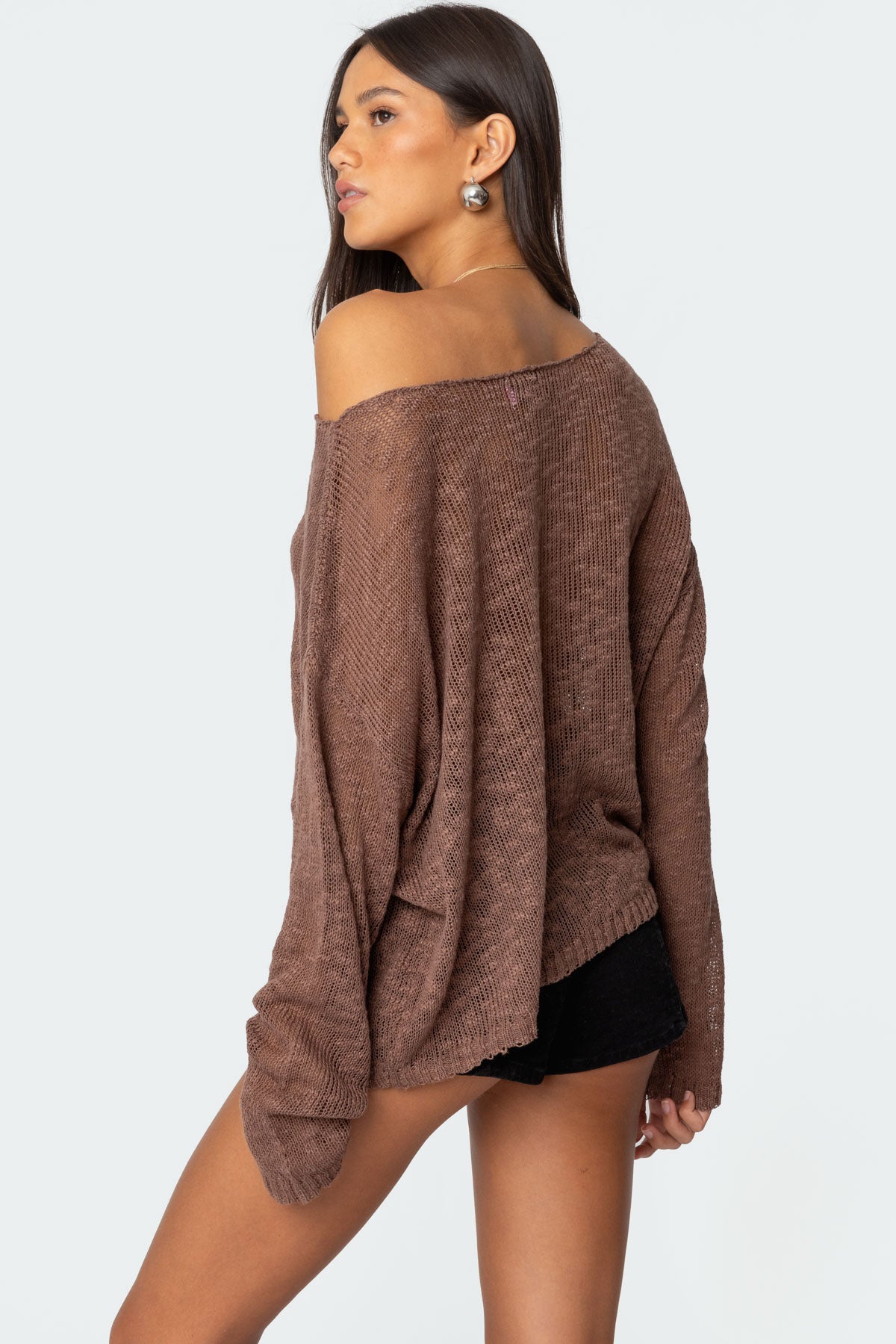 Bri Oversized Boat Neck Sweater-Milans Time