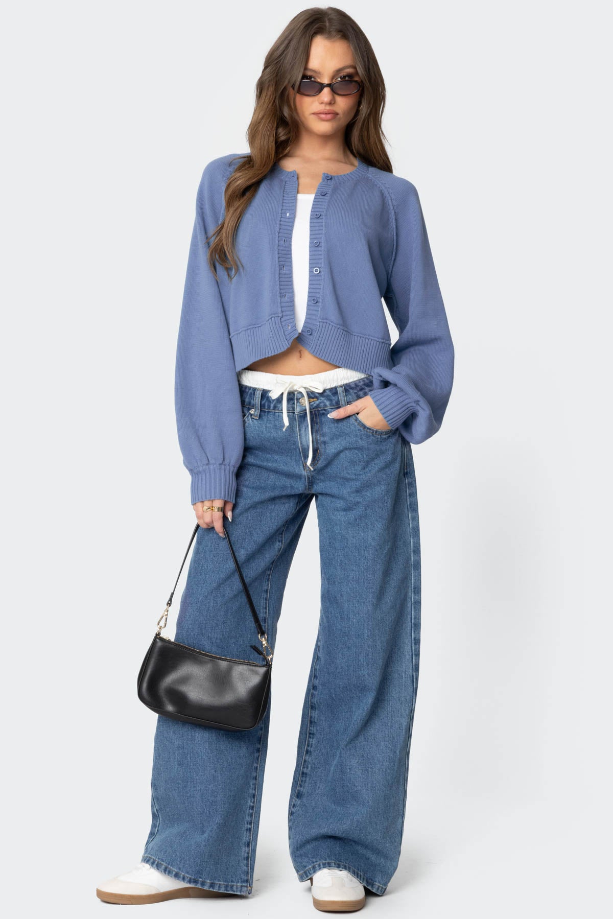 Sammi Puff Sleeve Knit Cardigan-Milans Time