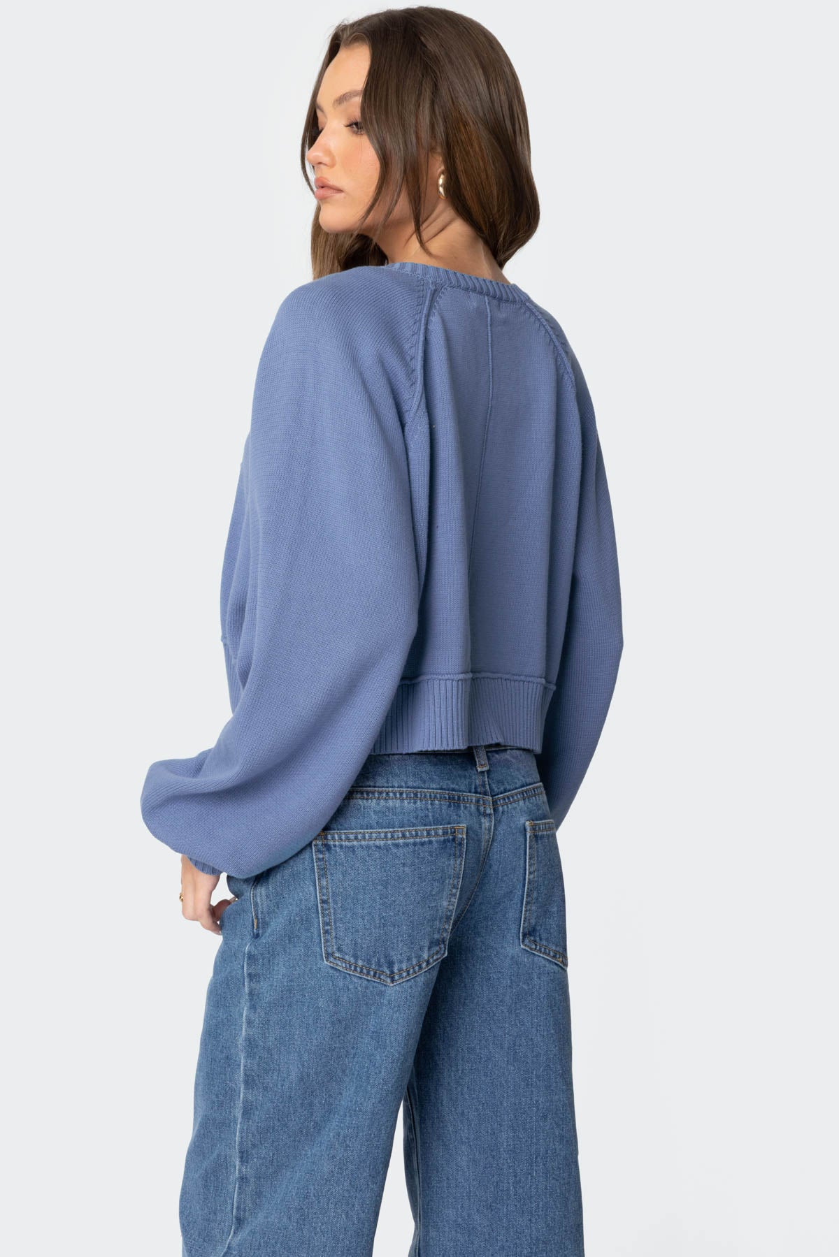 Sammi Puff Sleeve Knit Cardigan-Milans Time