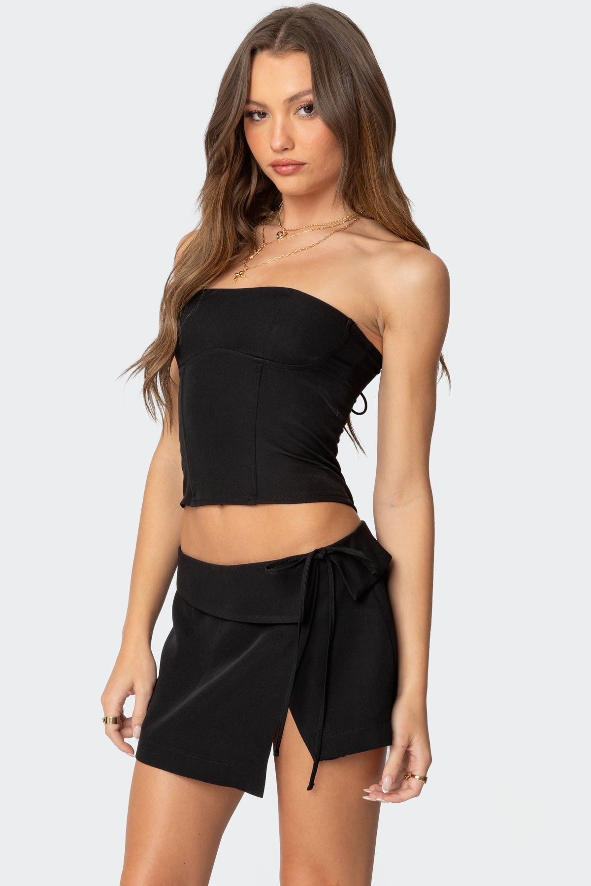 Selena Lace Up Corset-Milans Time