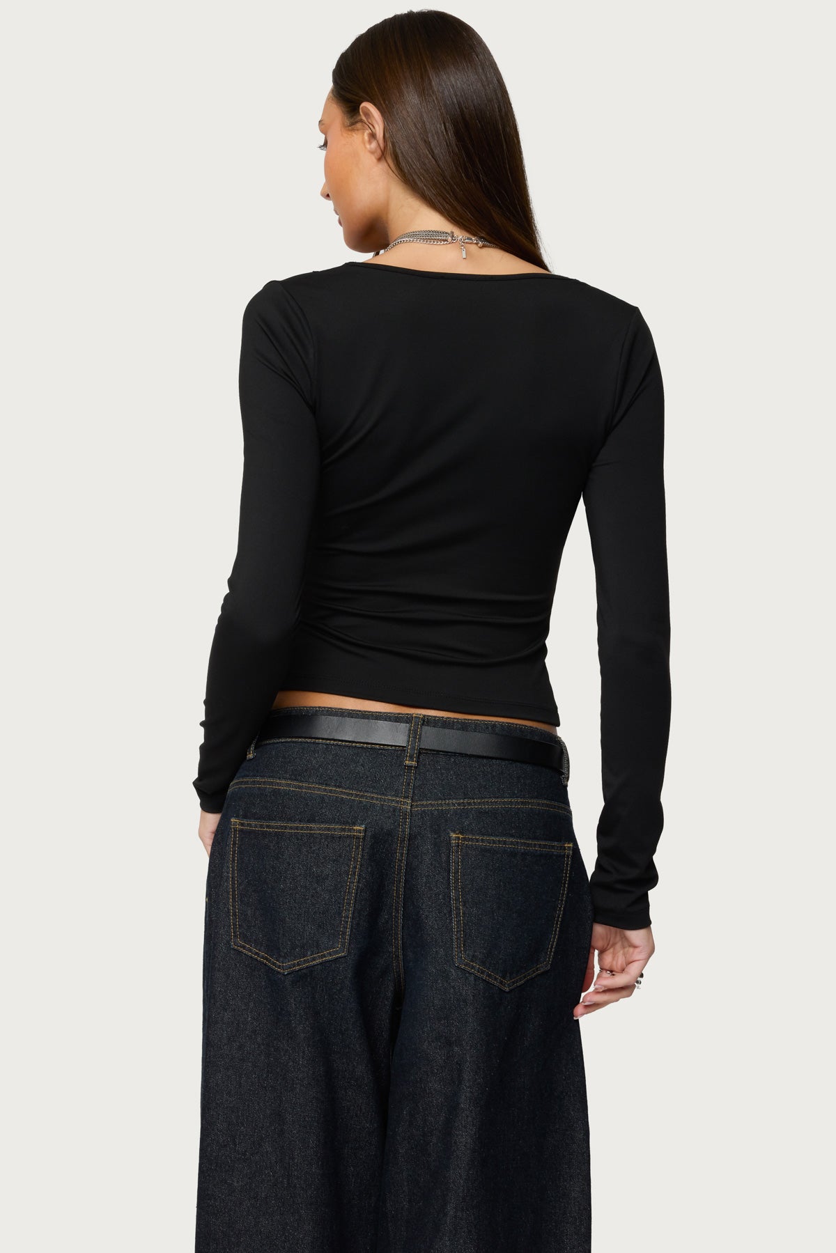 Zeya Lacey Keyhole Top-Milans Time