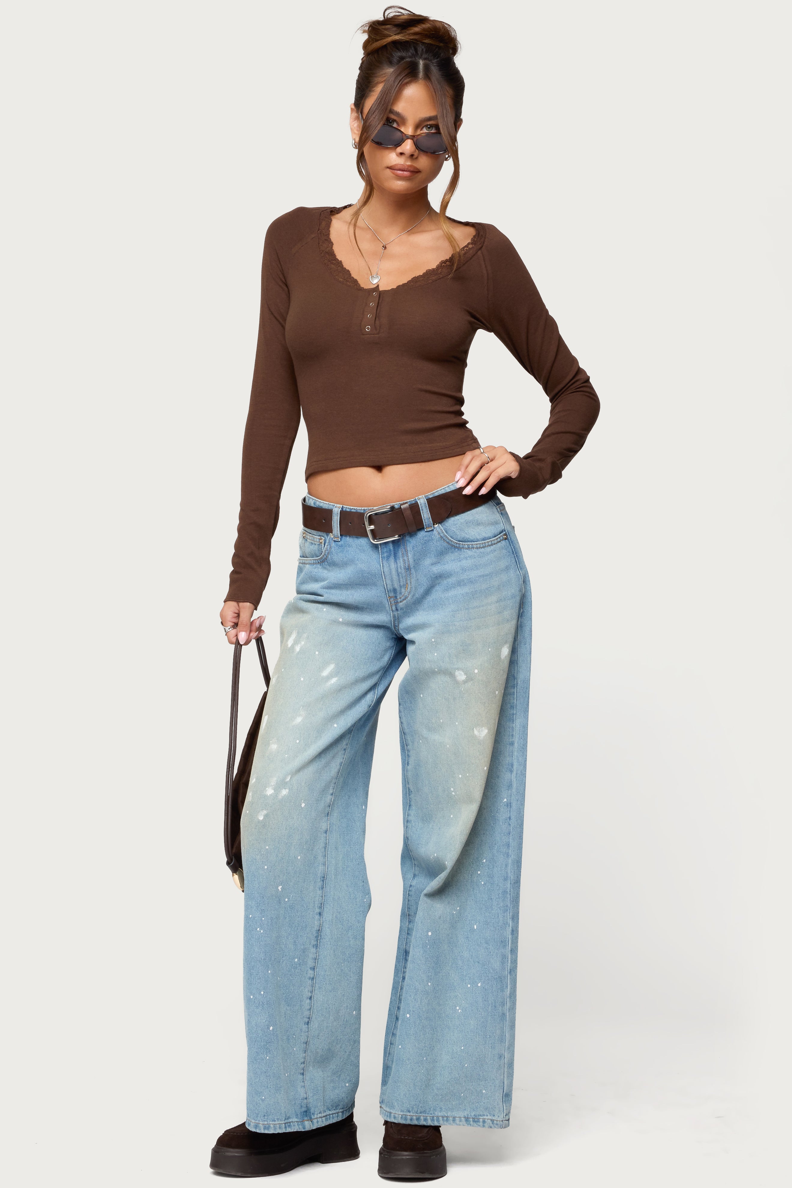 Shanah Lacey Henley Top-Milans Time