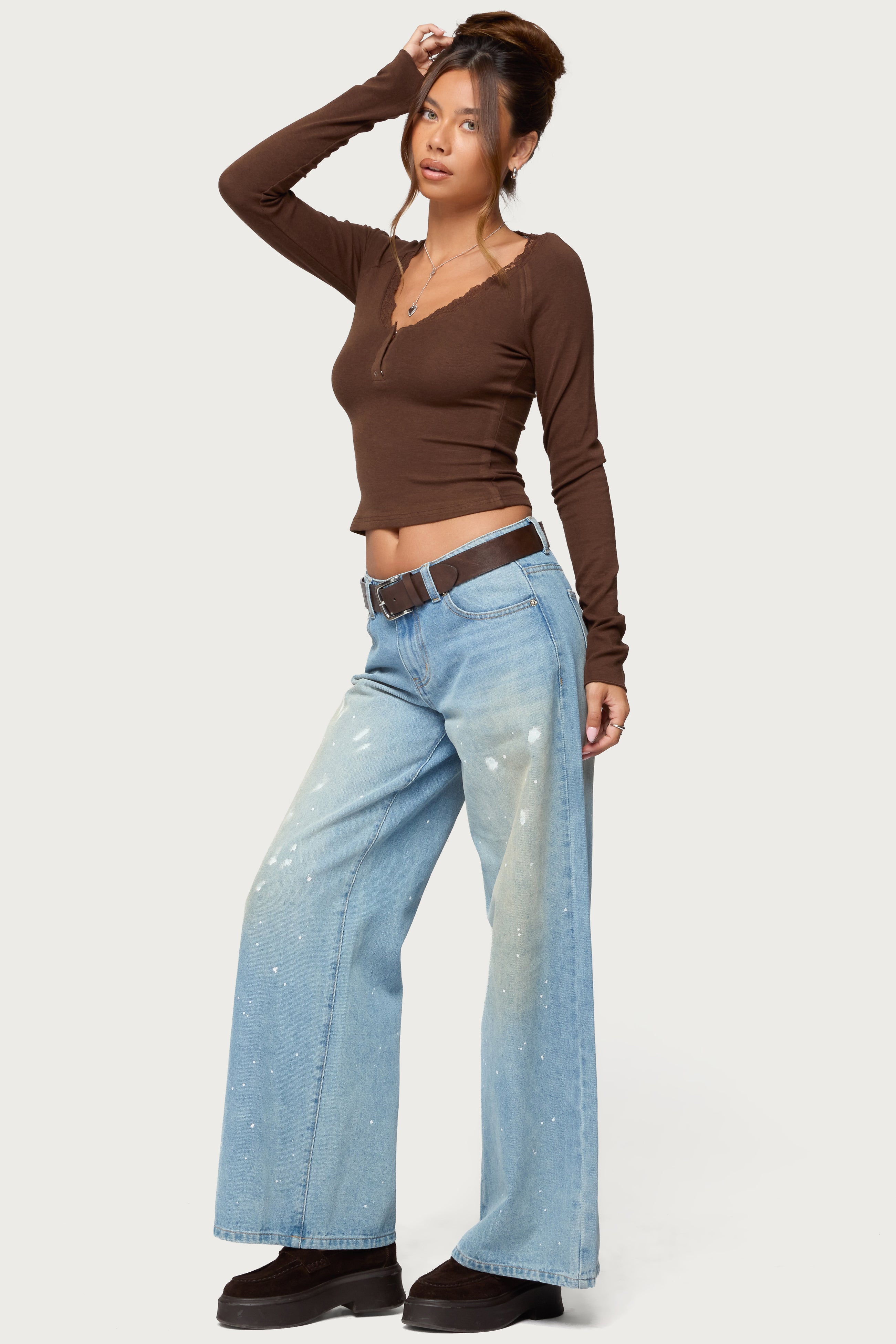 Shanah Lacey Henley Top-Milans Time