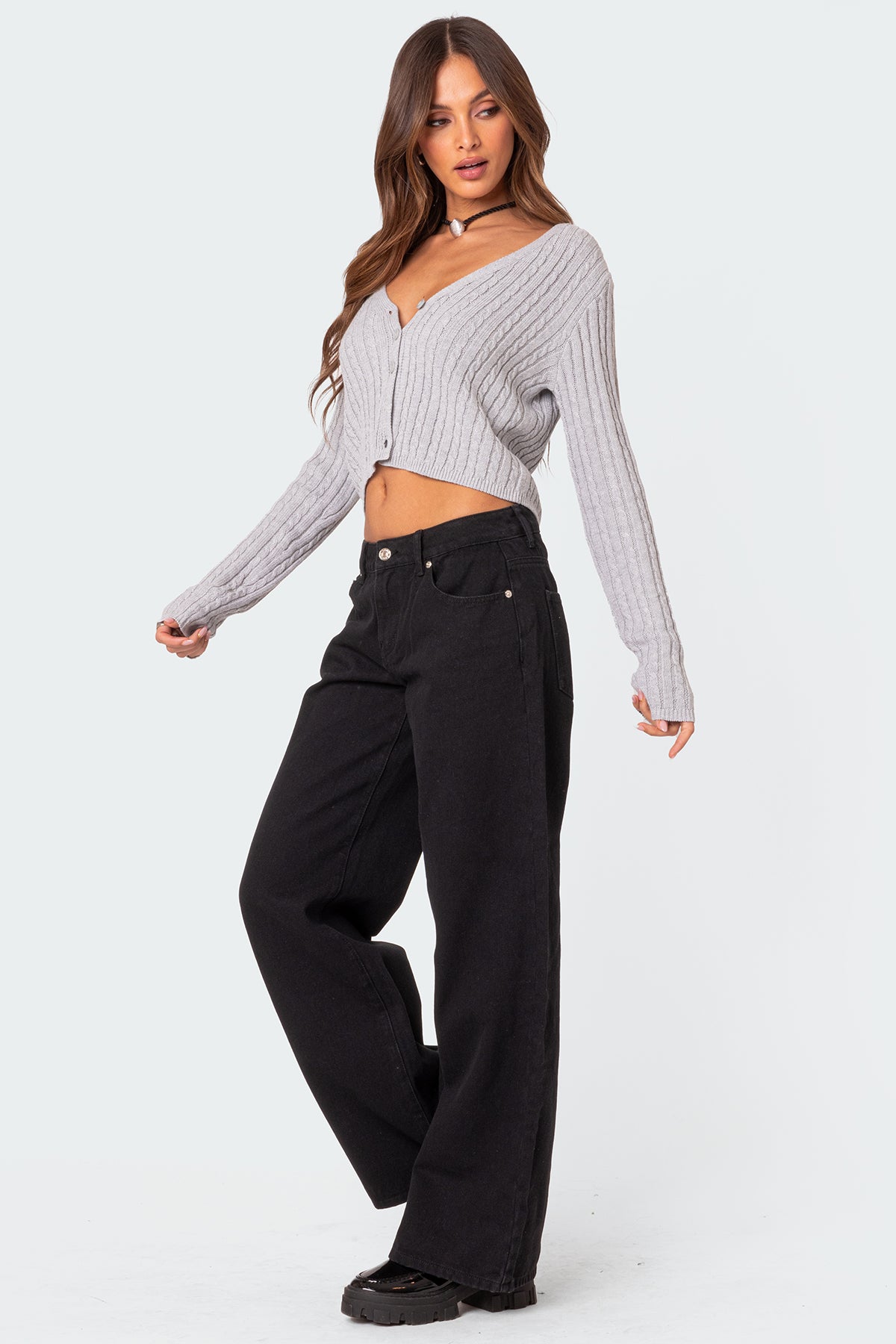 Daytime Low Rise Baggy Jeans-Milans Time