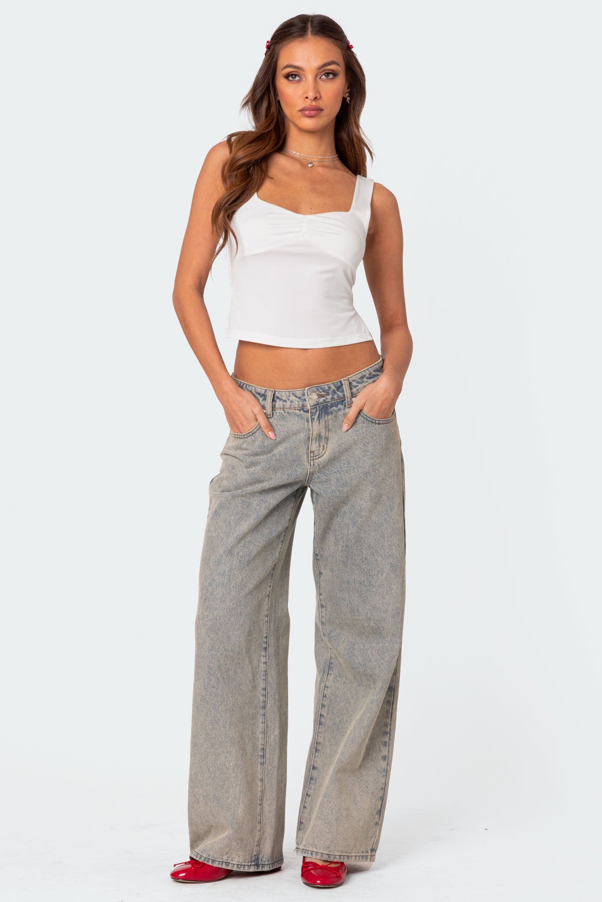 Marigold Side Slit Top-Milans Time