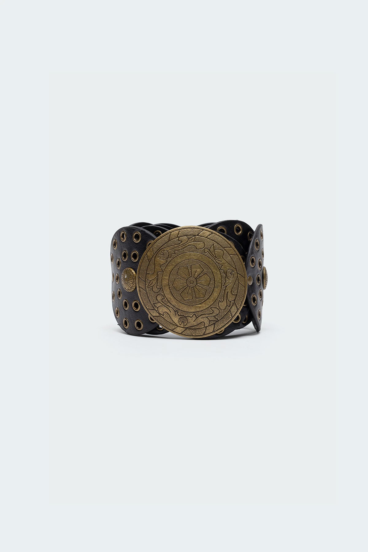 Faux Leather Western Disc Belt-Milans Time