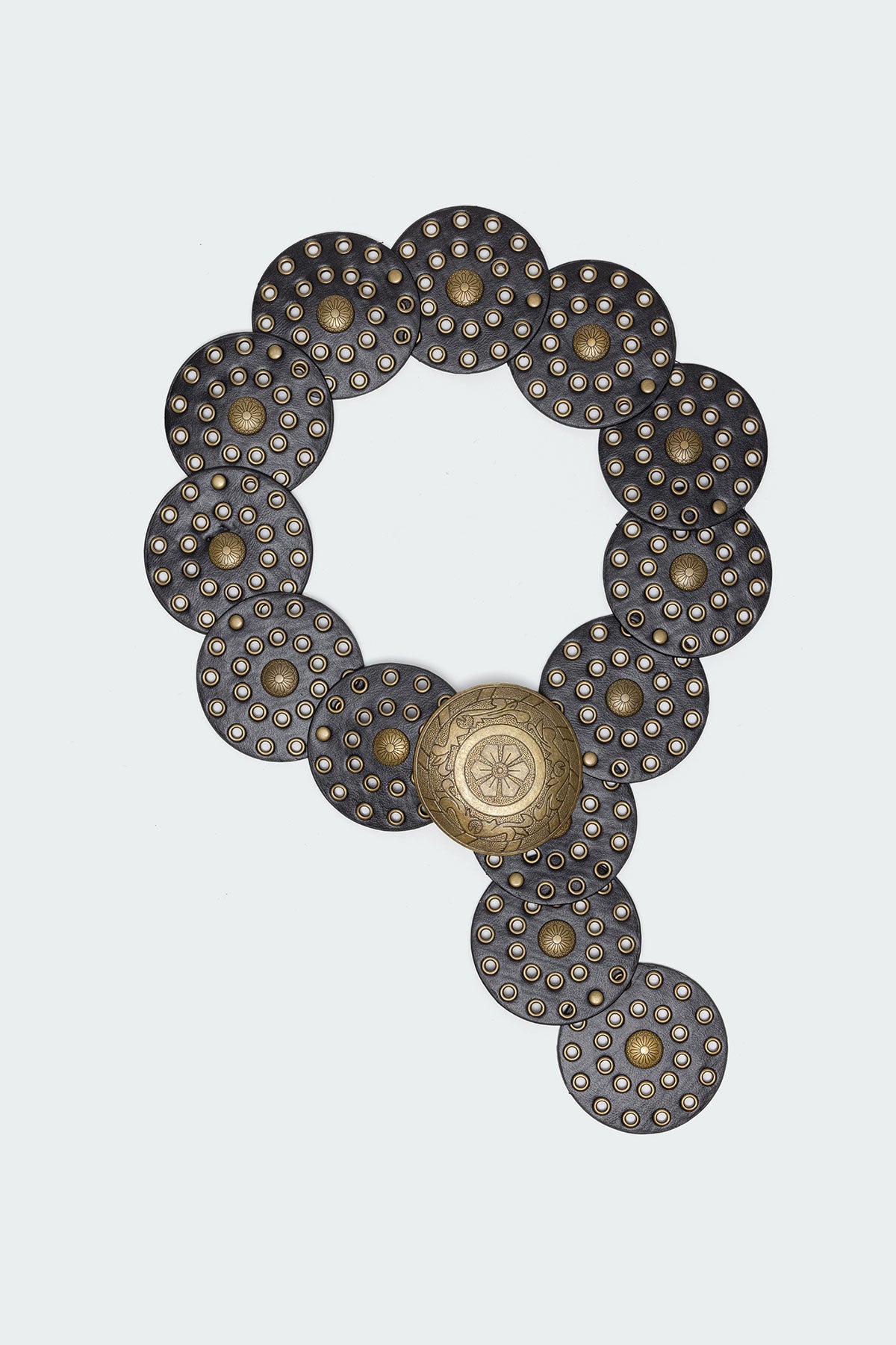 Faux Leather Western Disc Belt-Milans Time