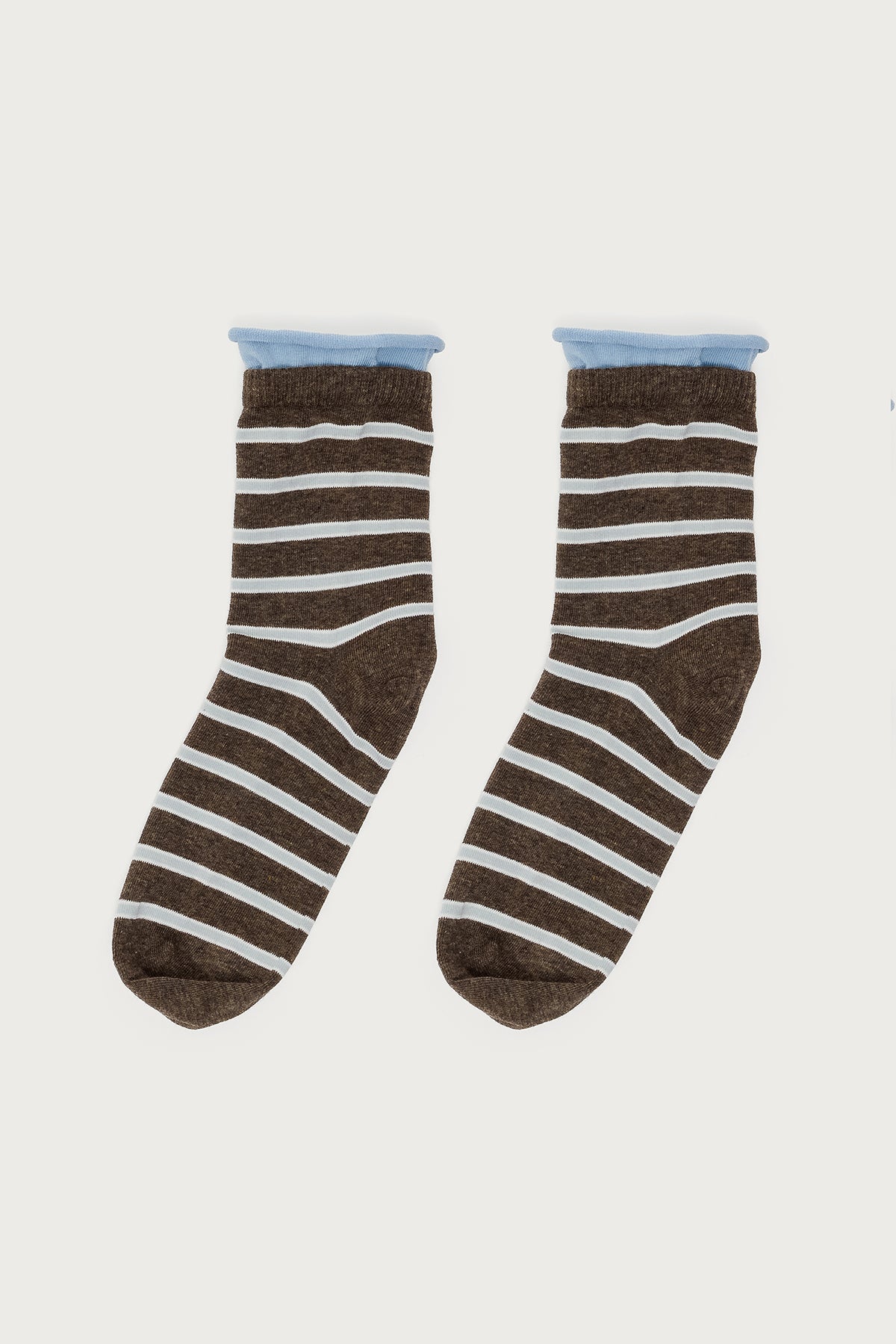 Striped Layered Socks-Milans Time