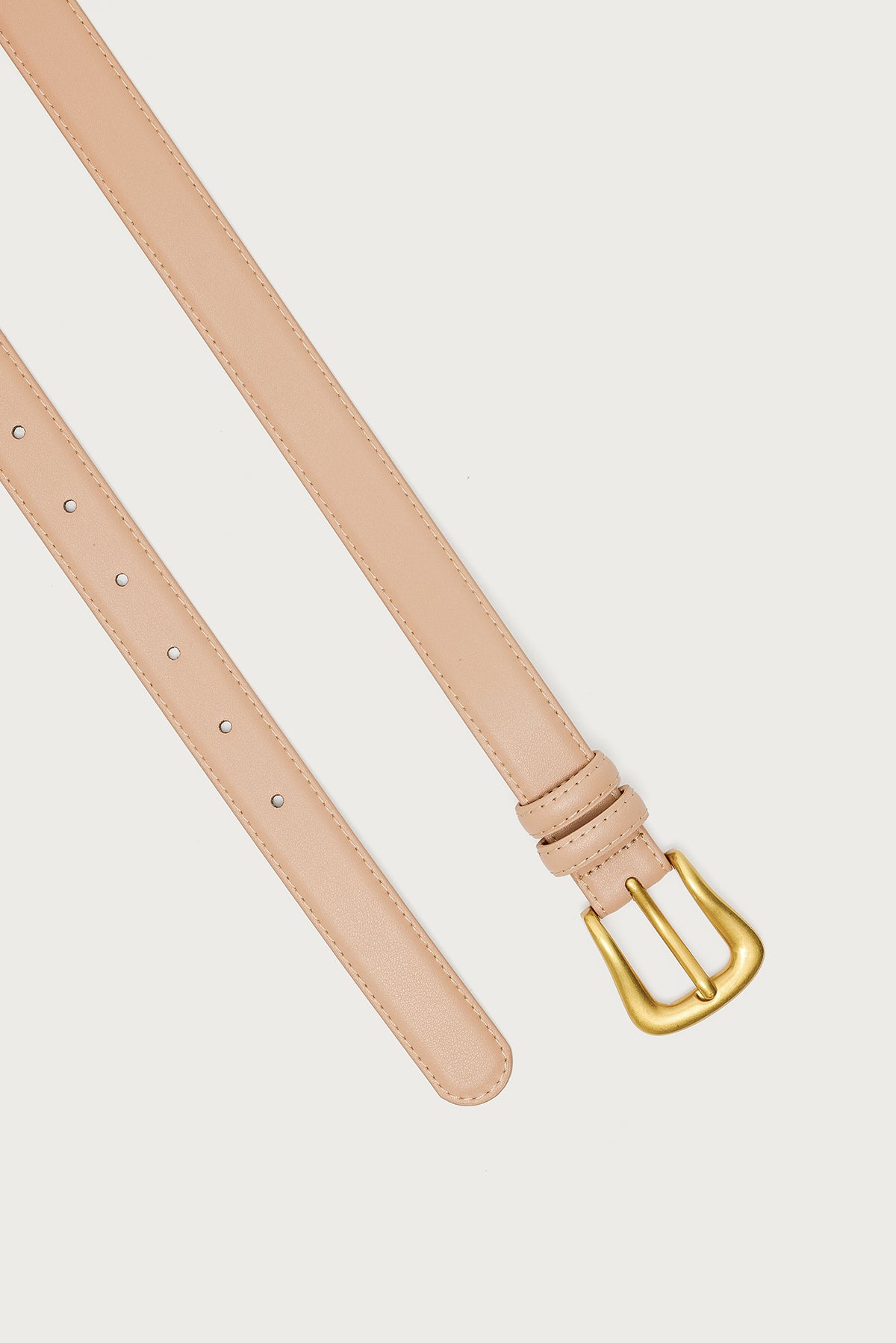Back To Basics Faux Leather Belt-Milans Time