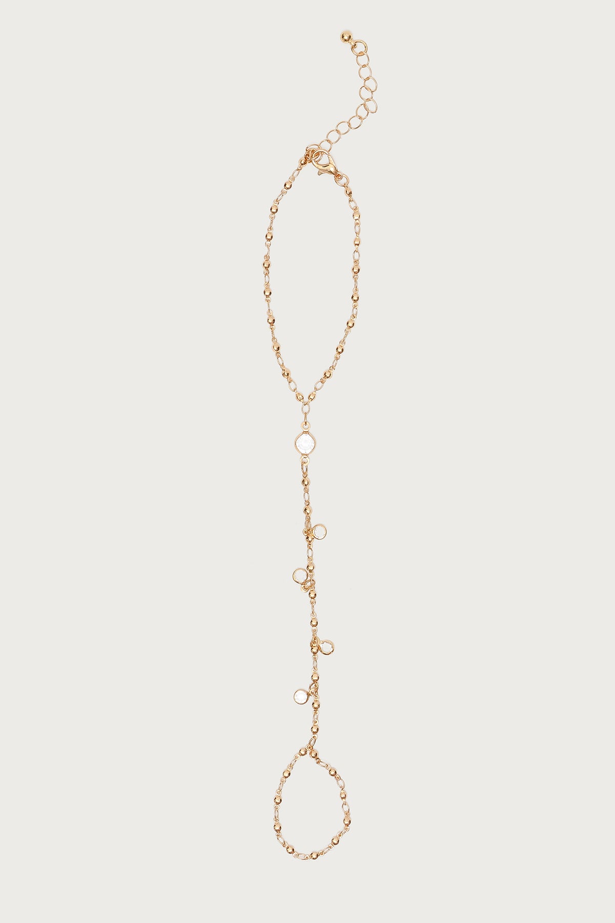 Dangling Rhinestone Handchain-Milans Time