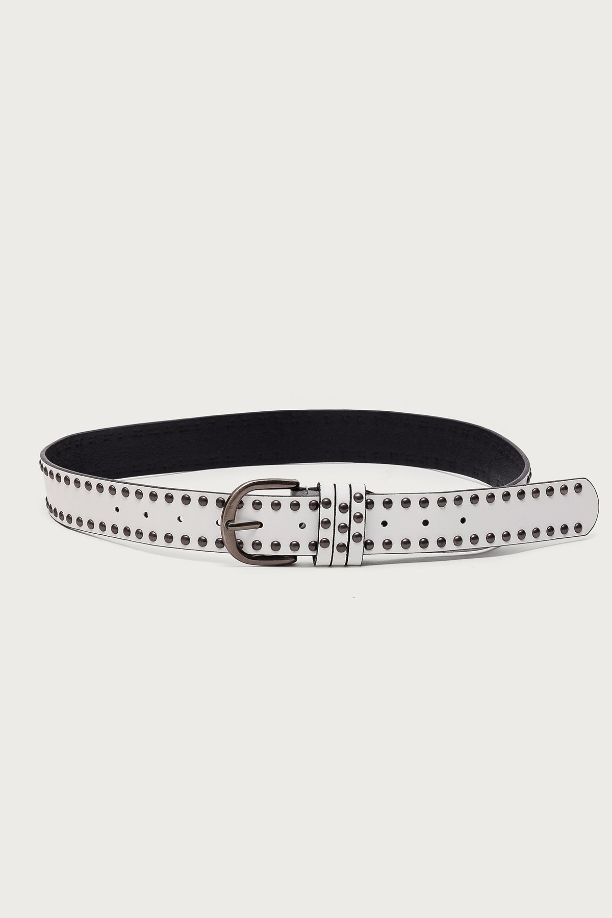 Studded Faux Leather Belt-Milans Time