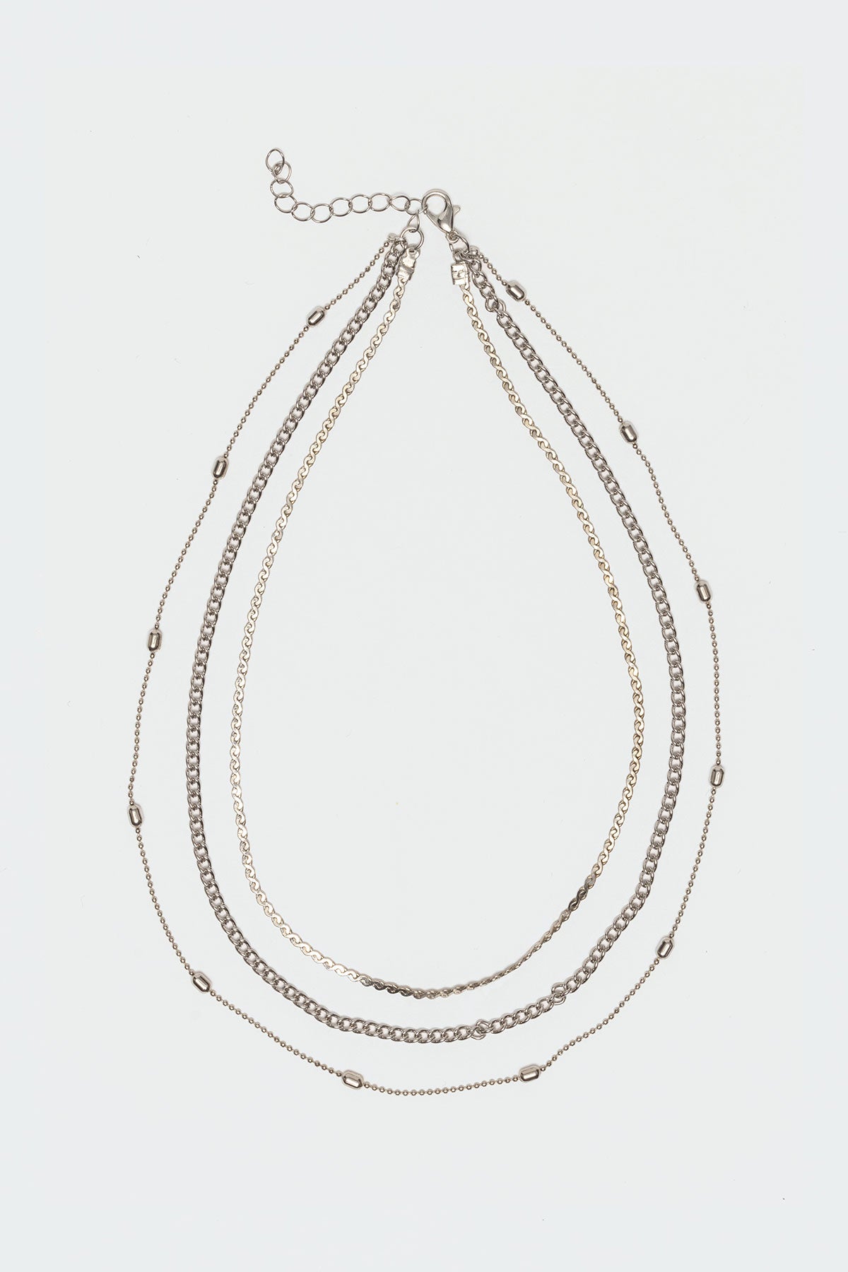 Minted Layered Necklace-Milans Time