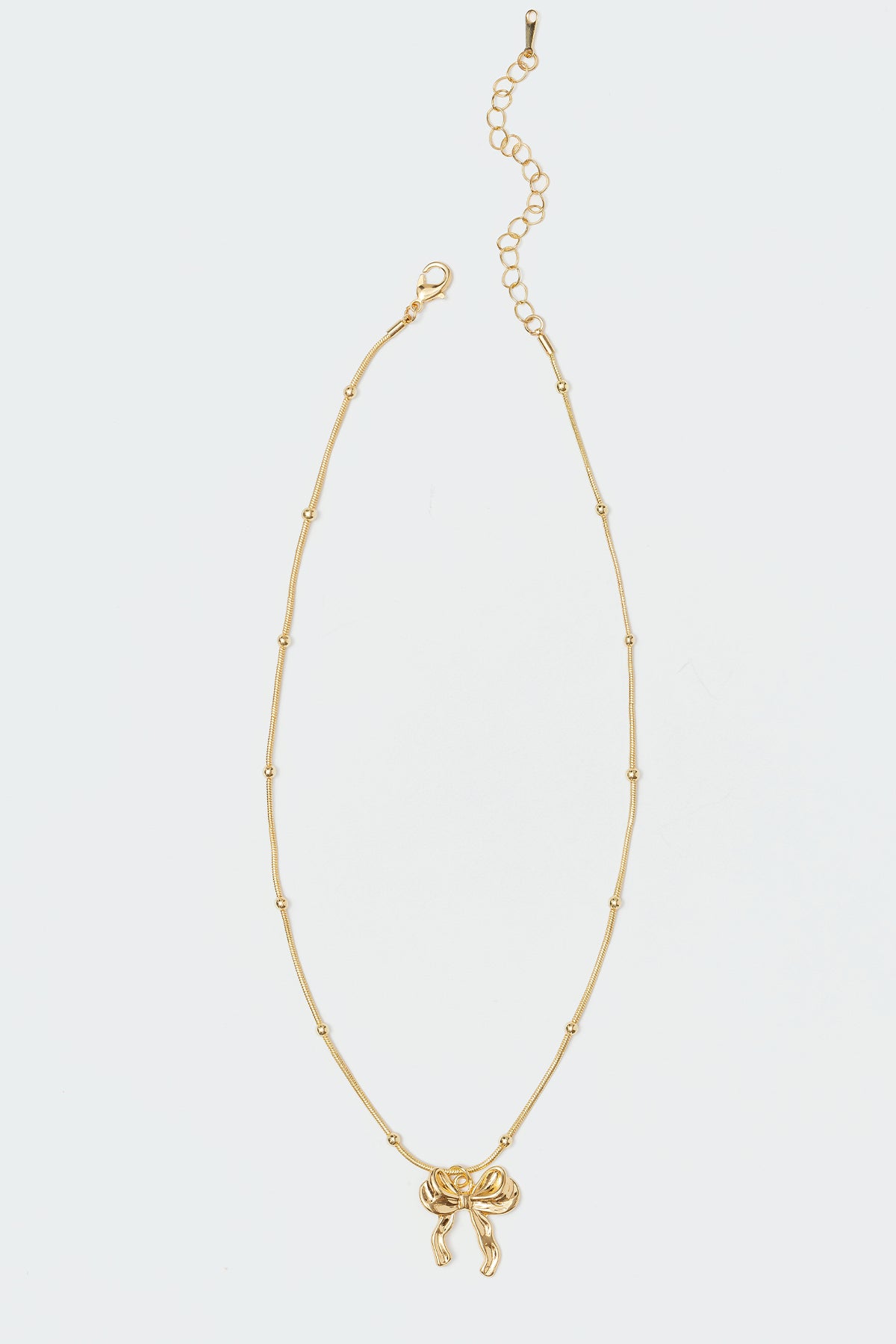 Put A Bow On It Necklace-Milans Time