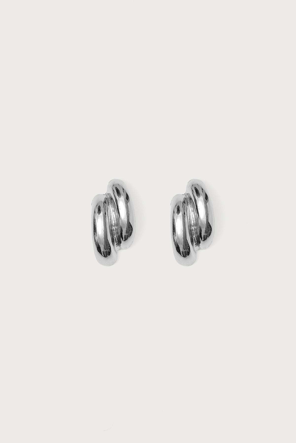 Two Time Chunky Stud Earrings-Milans Time