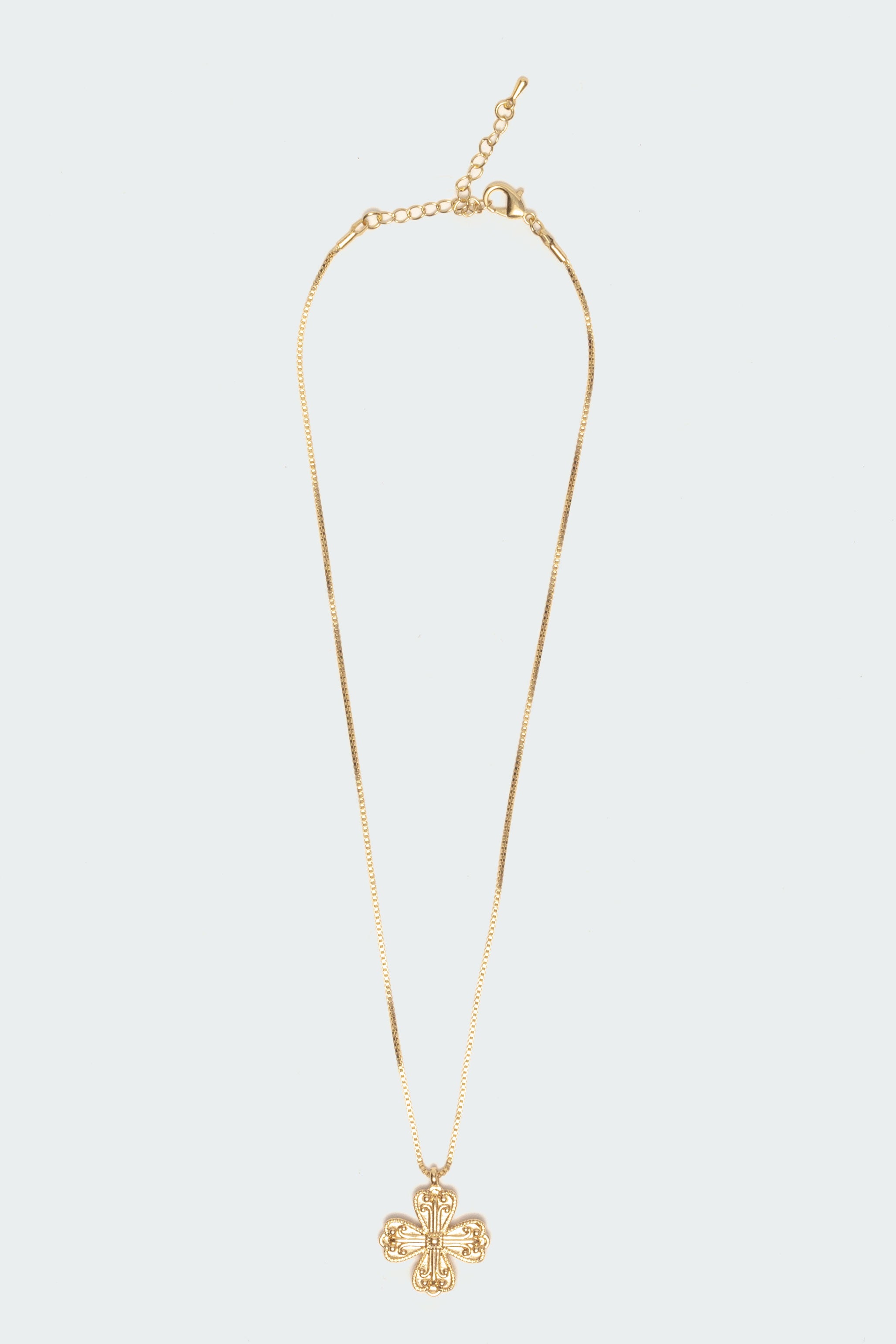 Vintage Clover Necklace-Milans Time