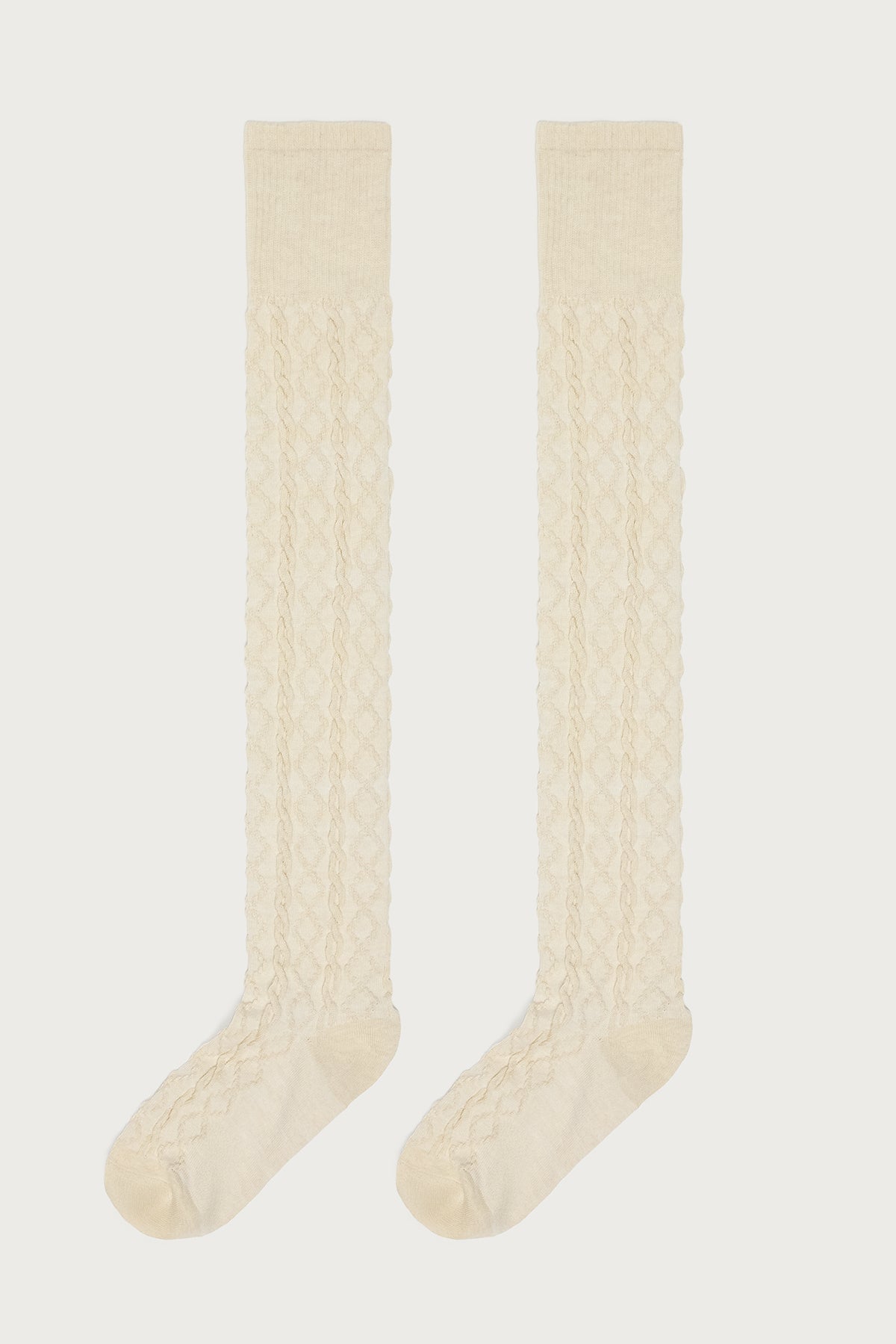 Cable Knit Socks-Milans Time