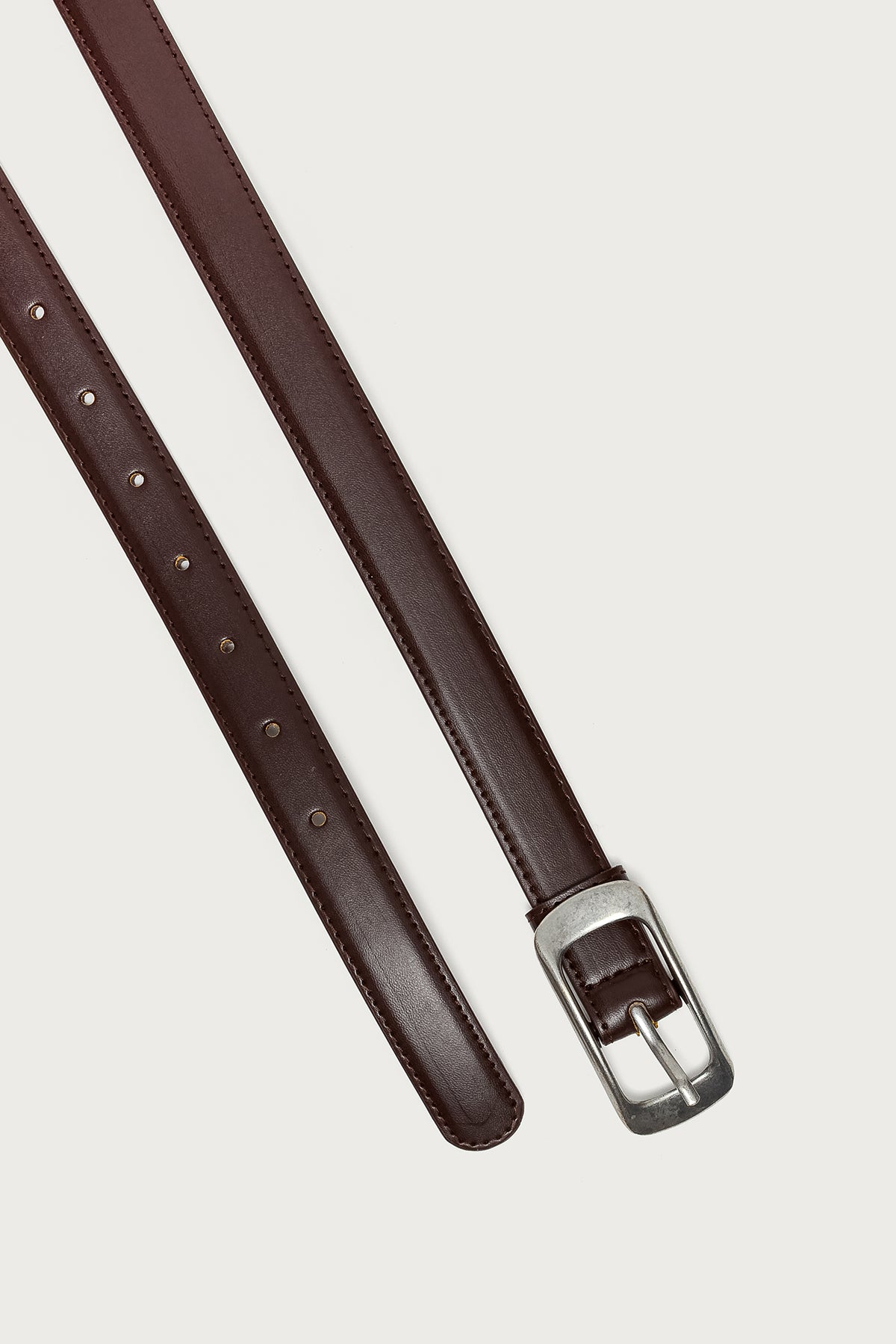 Buckle Babe Faux Leather Belt-Milans Time