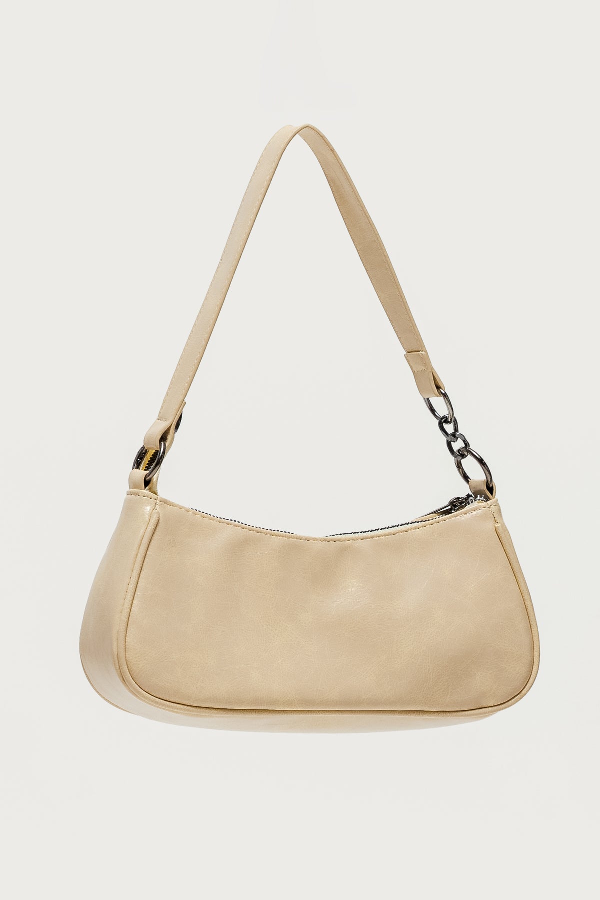 Distressed Faux Leather Buckle Bag-Milans Time