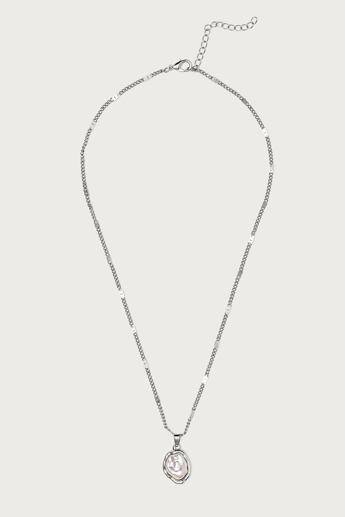 Pearl Pendant Necklace-Milans Time