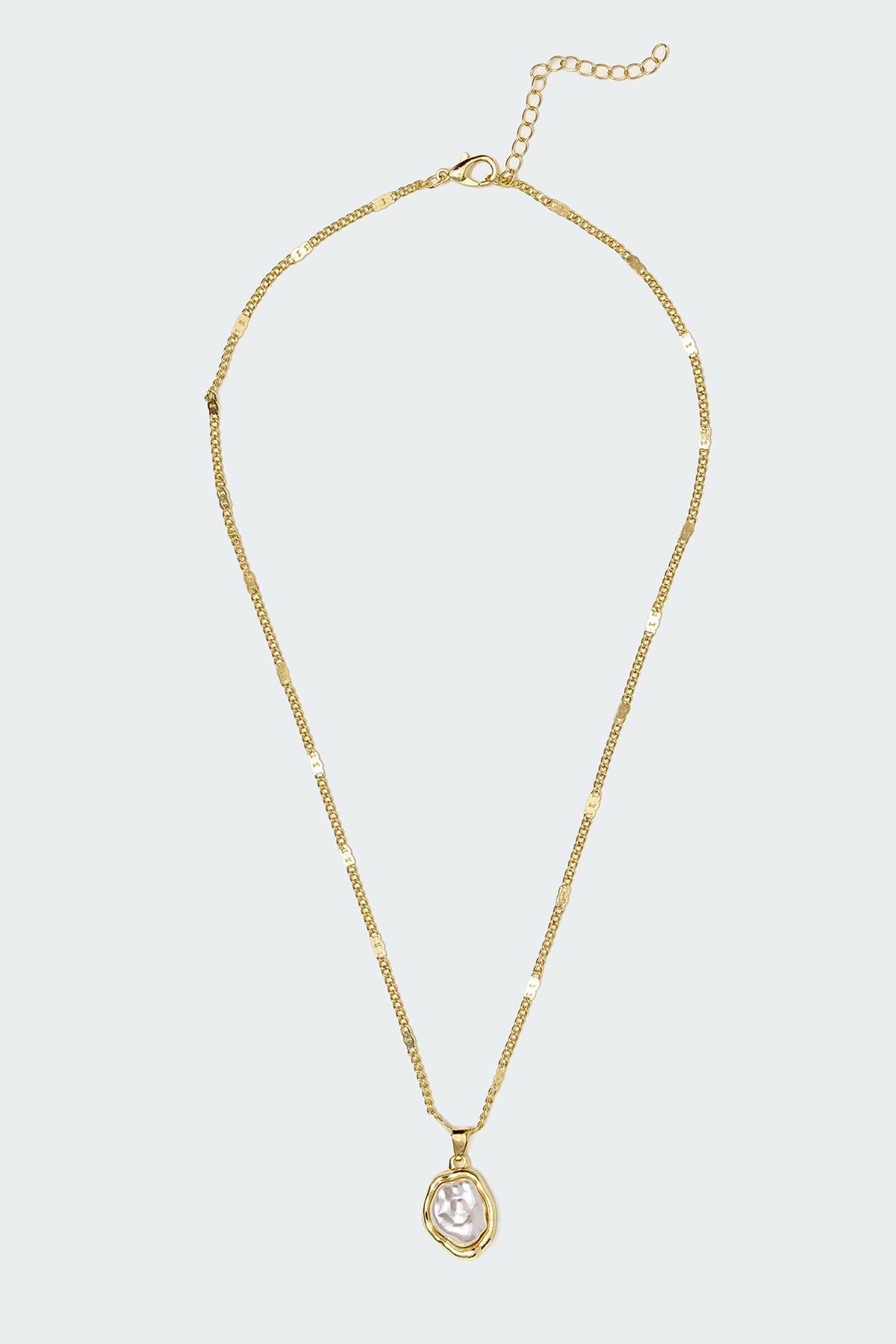 Pearl Pendant Necklace-Milans Time