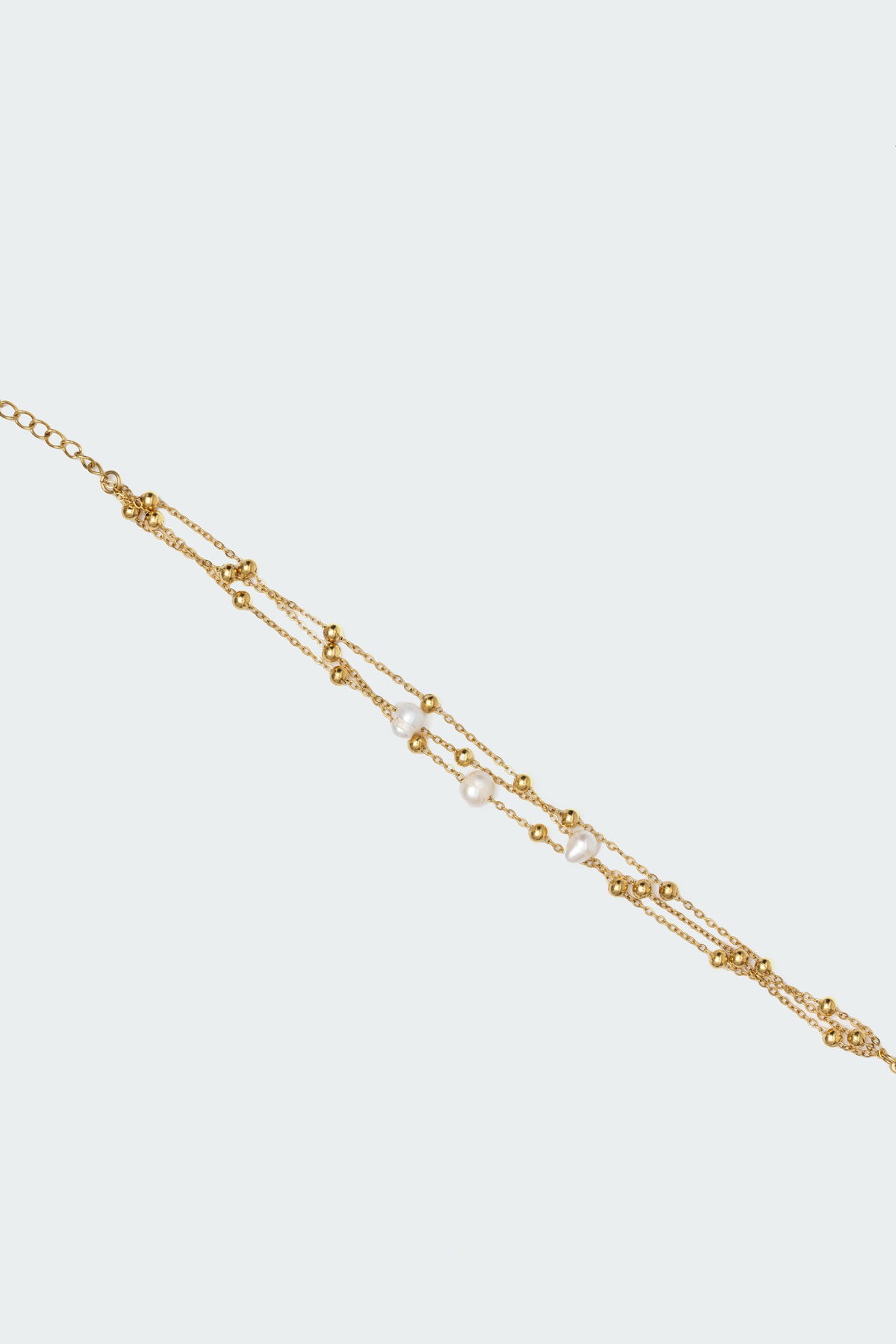 Pearly Layered Bracelet-Milans Time