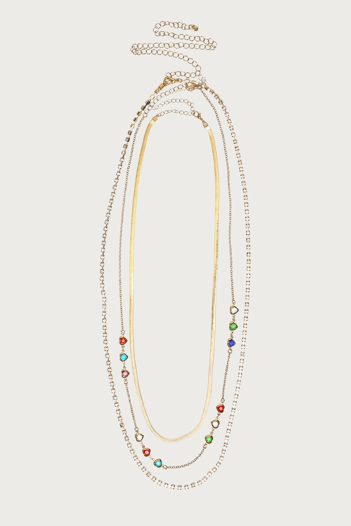 Assorted Gemstone Belly Chain-Milans Time