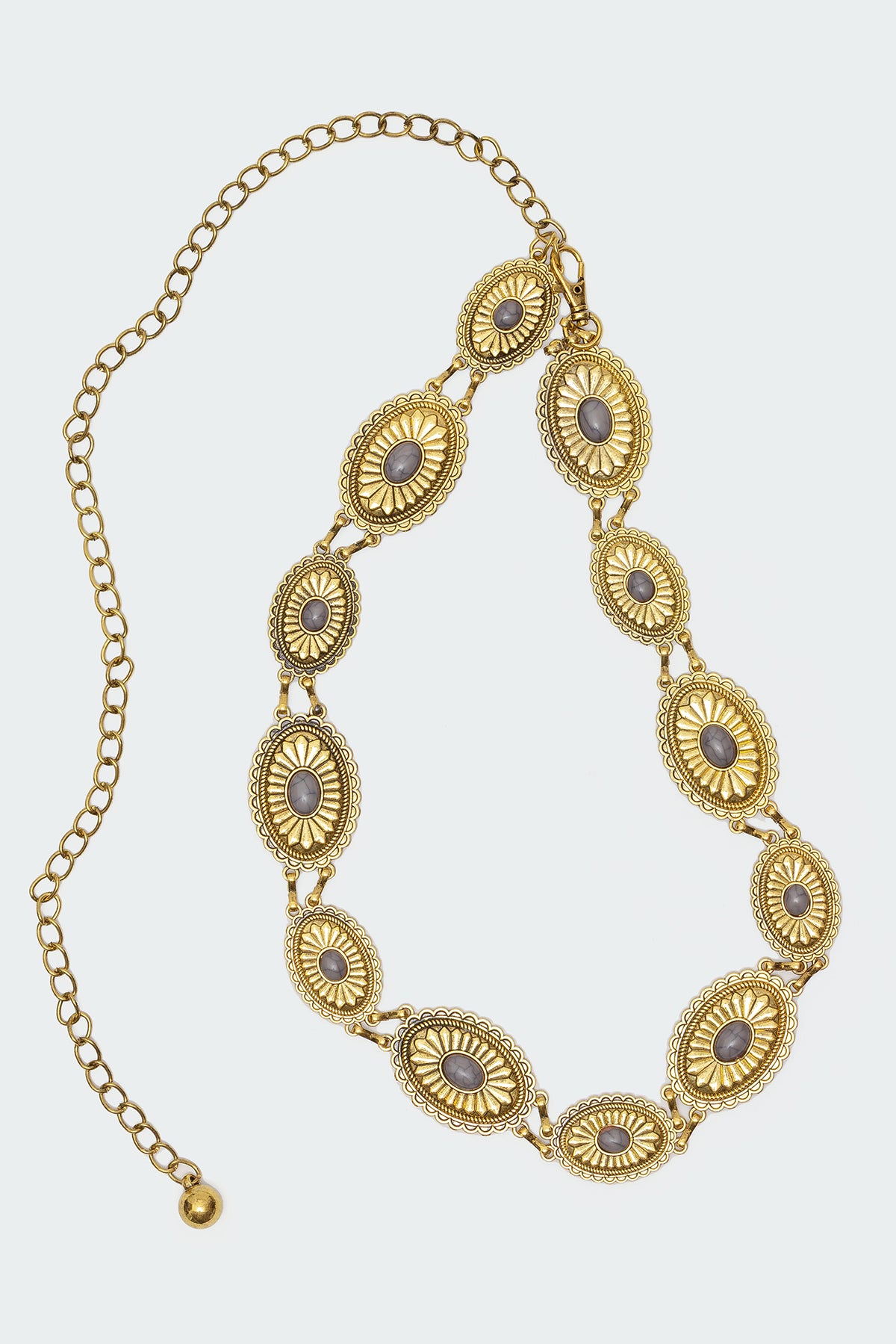 Hippey Stone Chain Belt-Milans Time