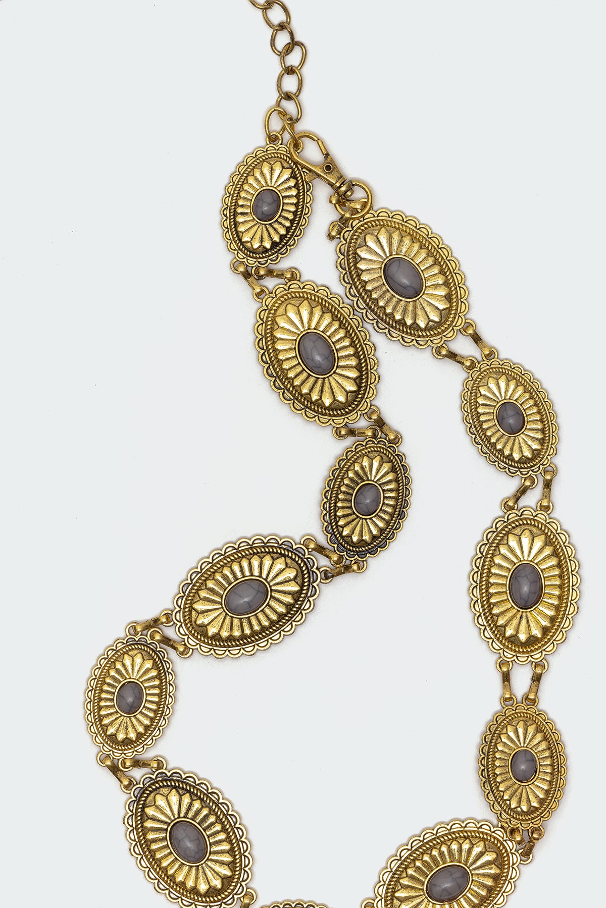 Hippey Stone Chain Belt-Milans Time