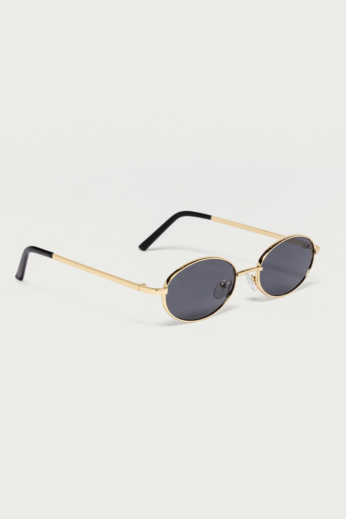 Naomie Oval Metal Sunglasses-Milans Time