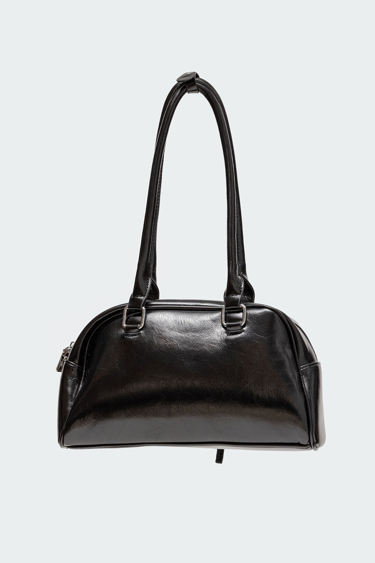 Bow Pocket Faux Leather Shoulder Bag-Milans Time