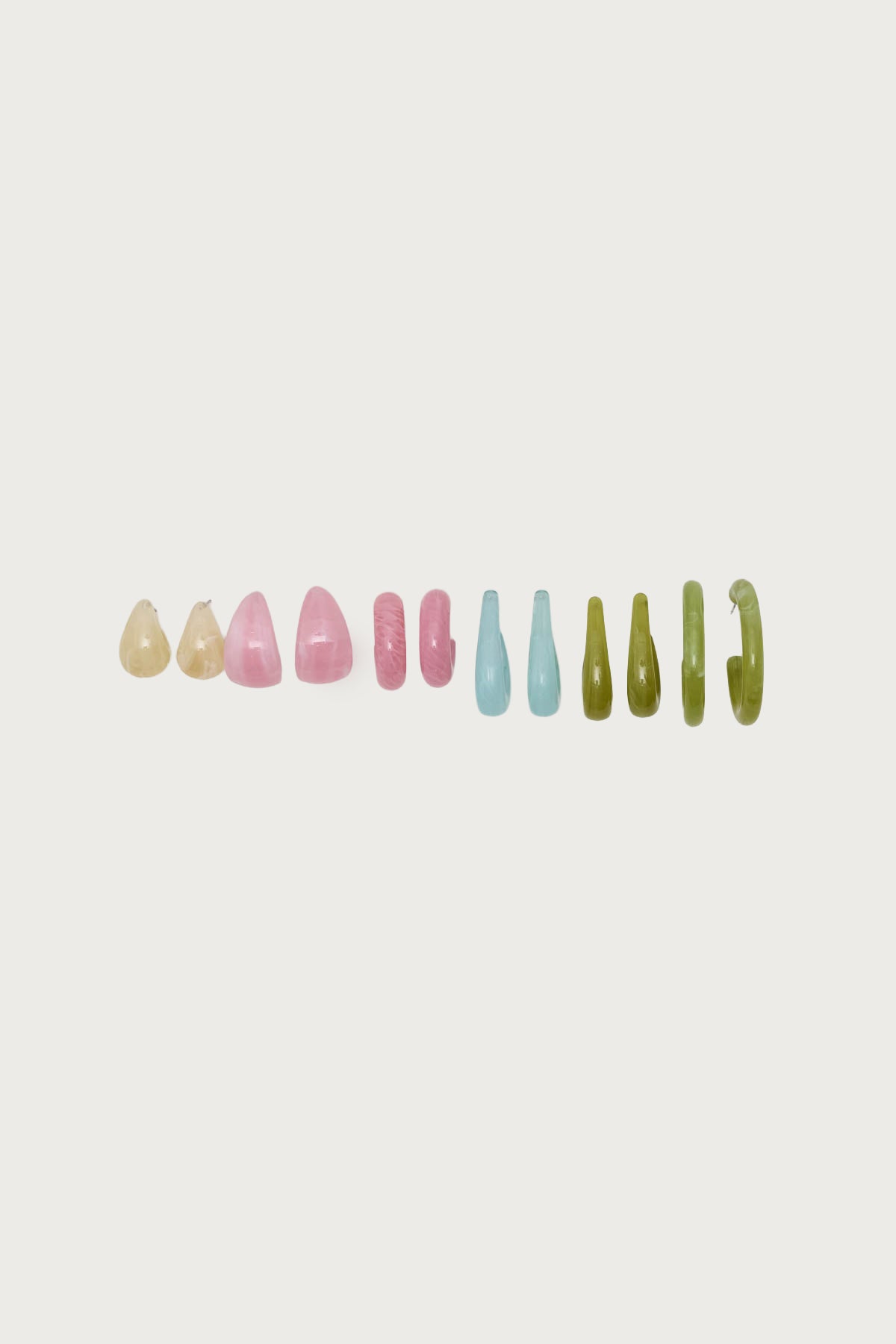 Pastel Hoop Earrings Pack-Milans Time