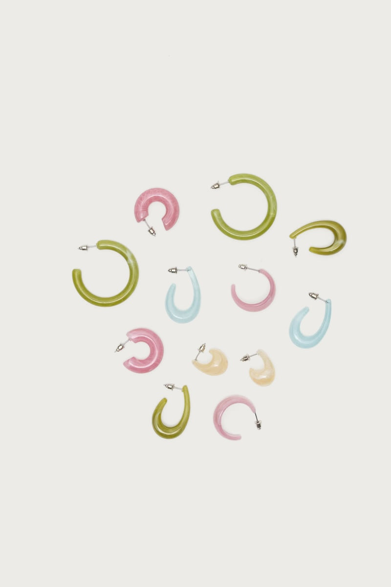 Pastel Hoop Earrings Pack-Milans Time