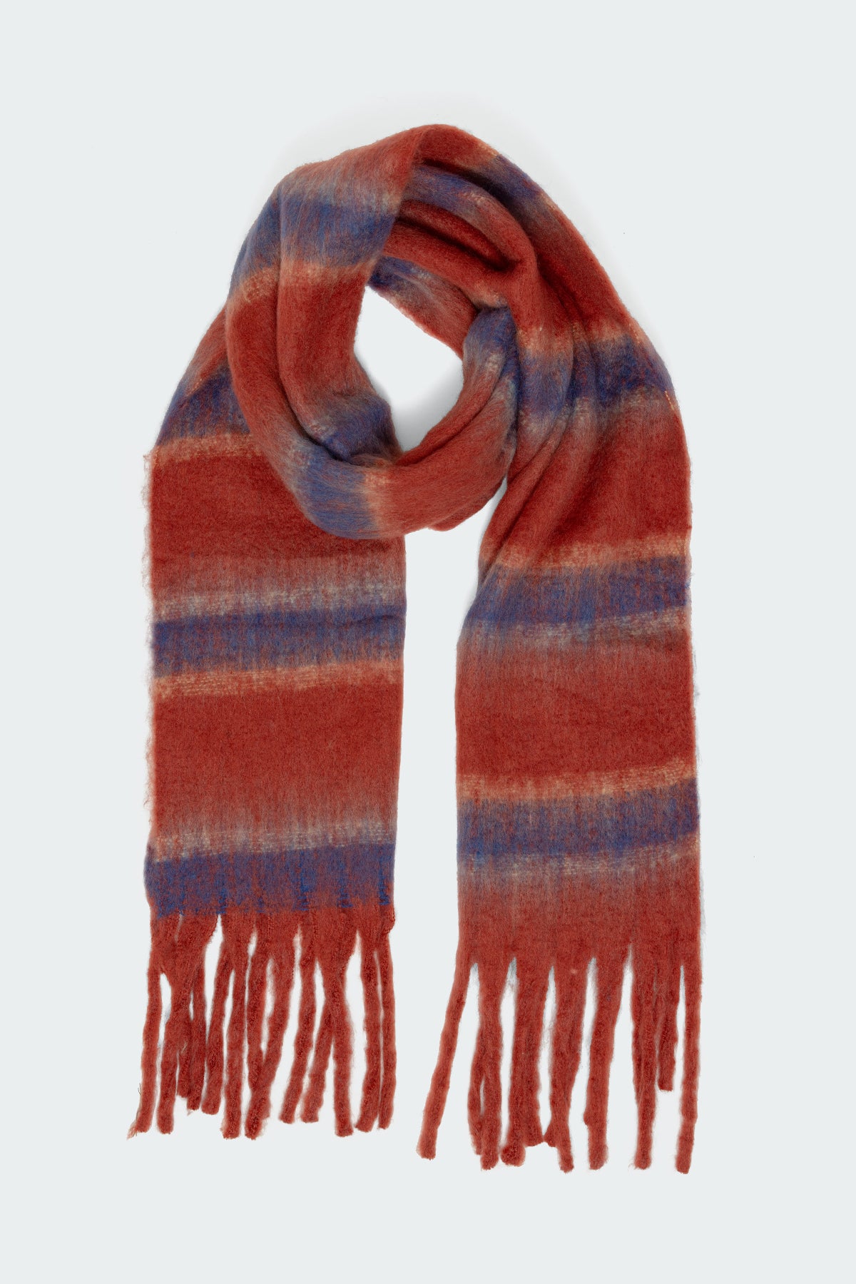 Chunky Striped Scarf-Milans Time