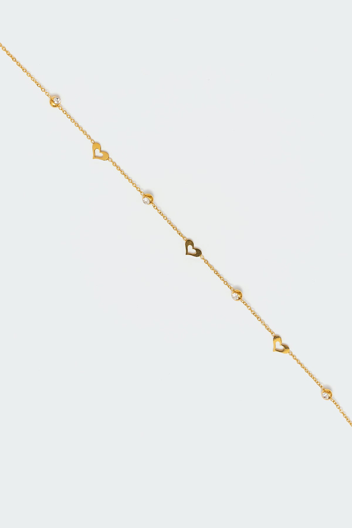 Chain Of Hearts Necklace-Milans Time